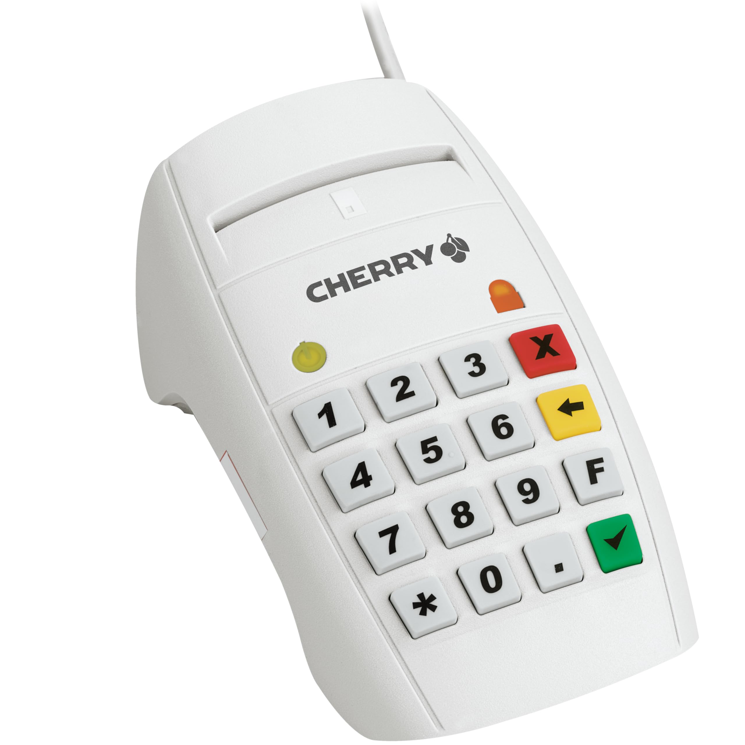 cherry-st-2100-chipkartenleser-wei-egk-kvk-pin-pad image 1