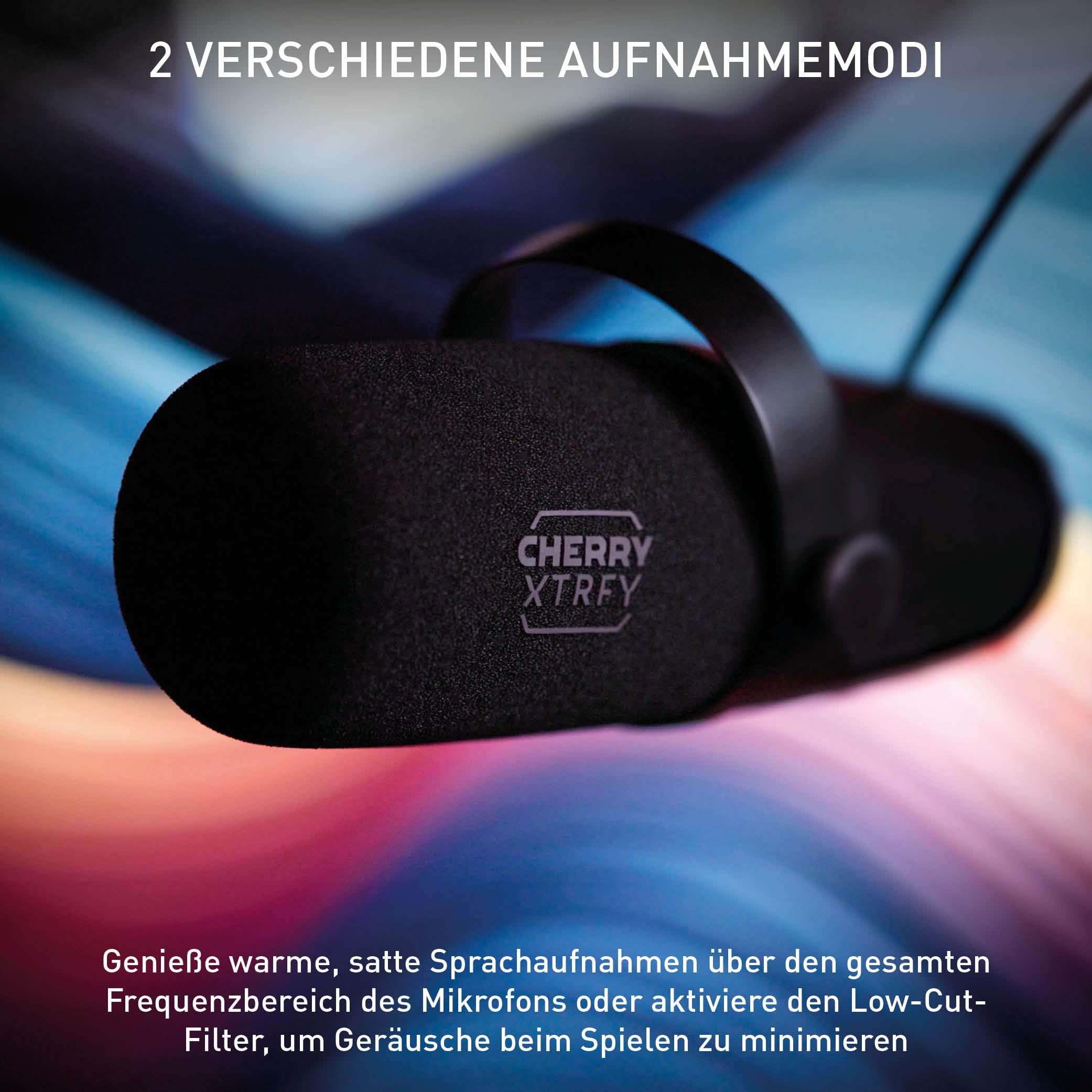 cherry-xtrfy-ngale-x-usb-mikrofon-schwarz-xlr-podcast image 4