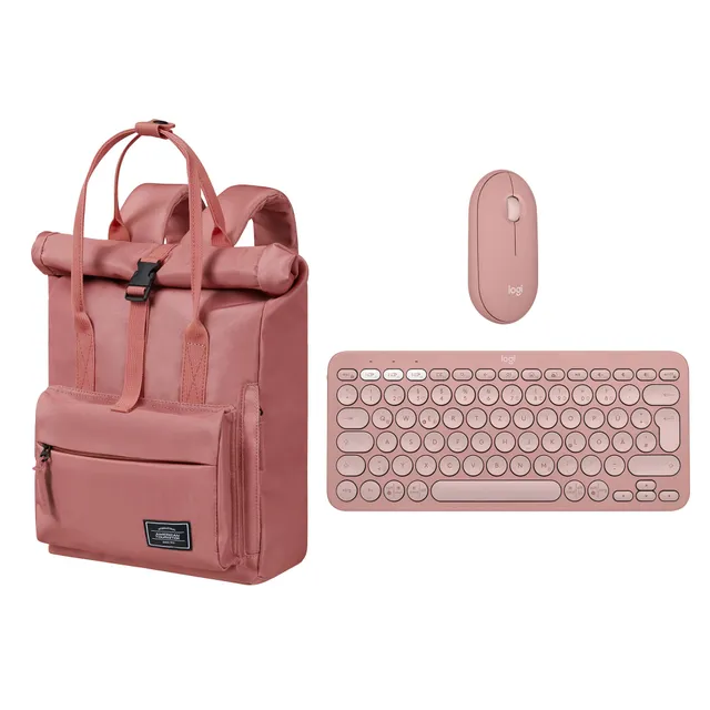 logitech-pebble-2-combo-tastatur-maus-qwertz-rosa-rucksack image 1