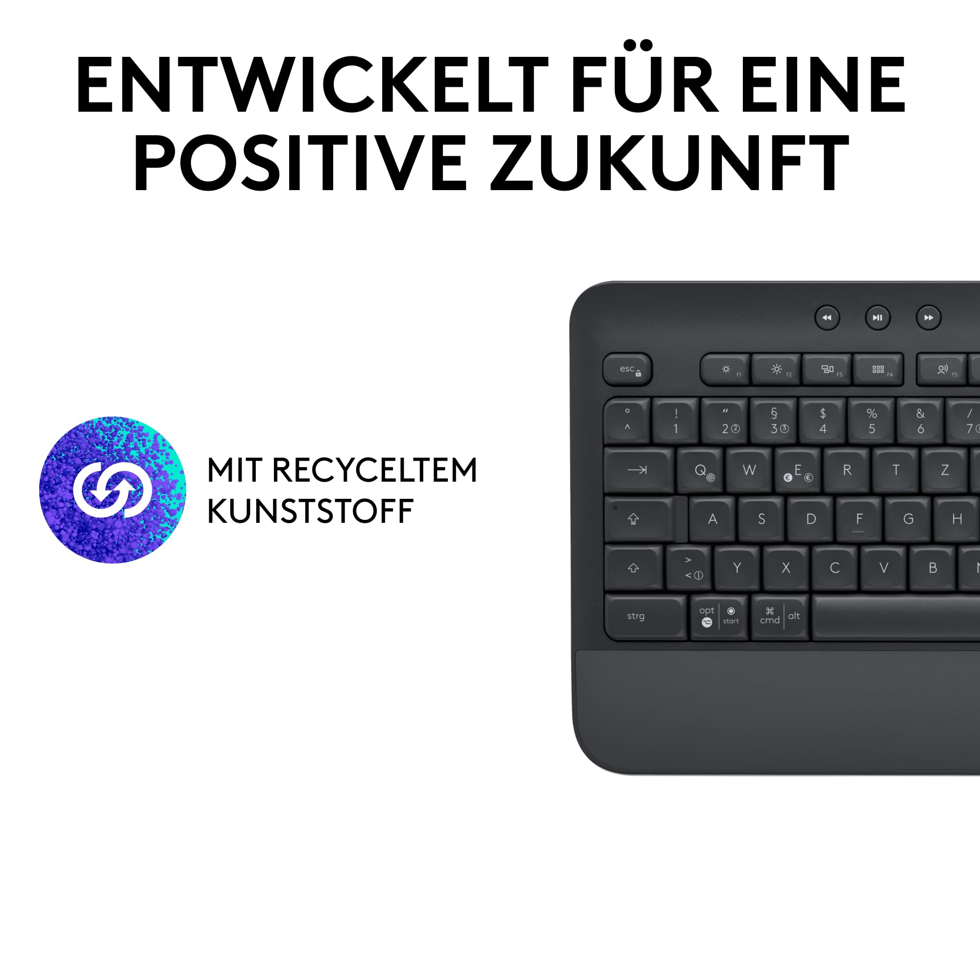 logitech-signature-k650-kabellose-tastatur-grau-mit-handballenauflage image 5