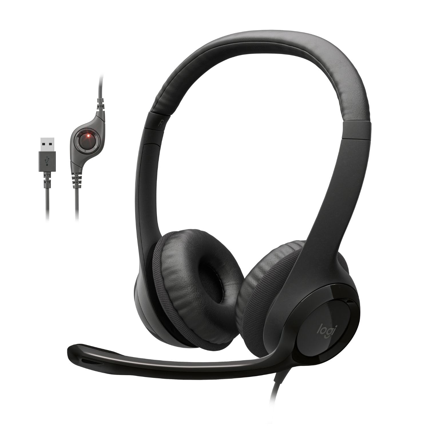 logitech-h390-headset-usb-mit-mikrofon-schwarz image 1