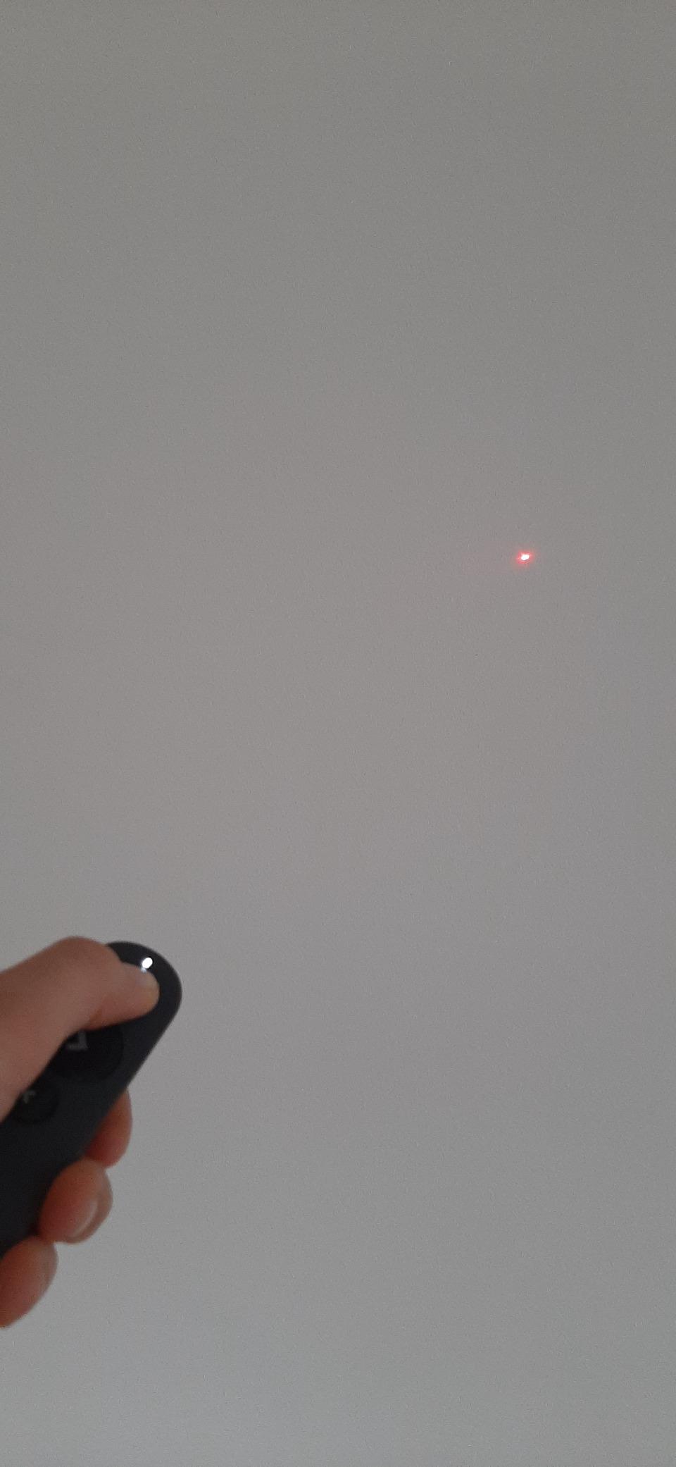 Laser ist hell genug