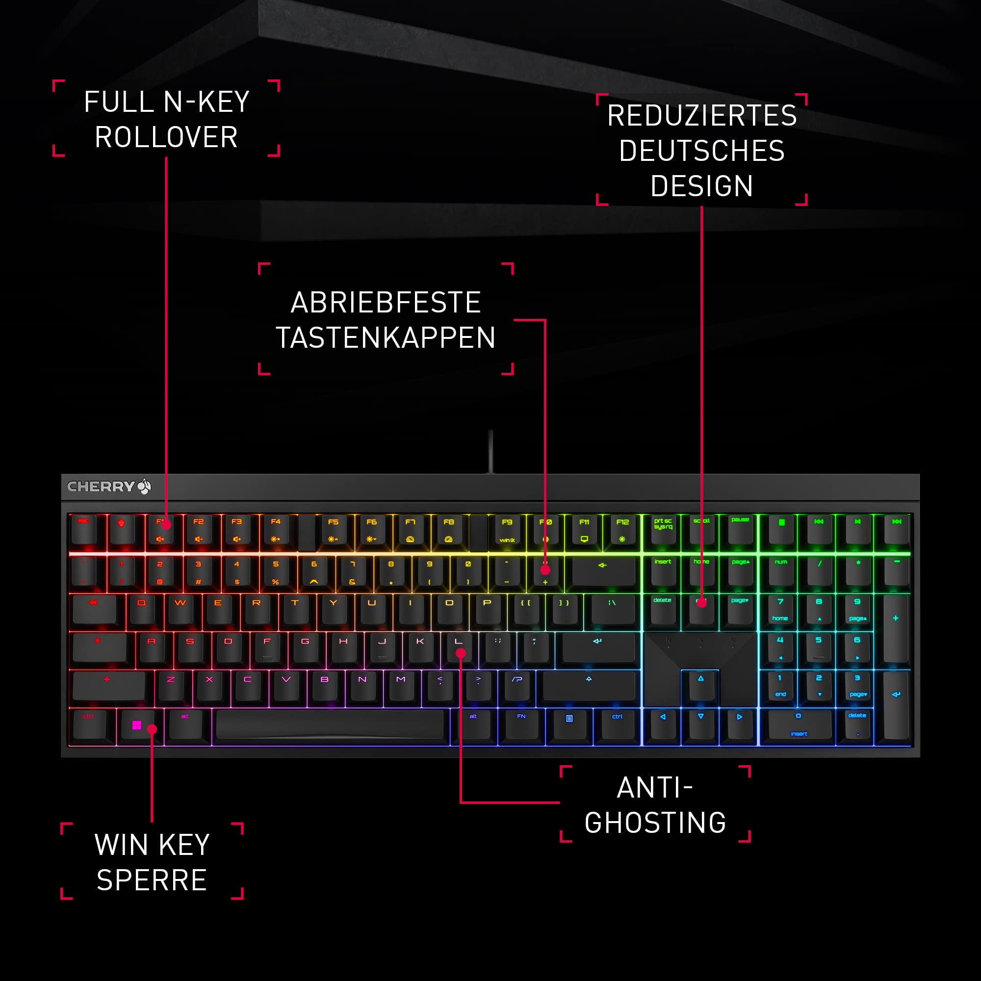 cherry-mx-2-0s-gaming-tastatur-qwertz-wei-mx2a-red image 2