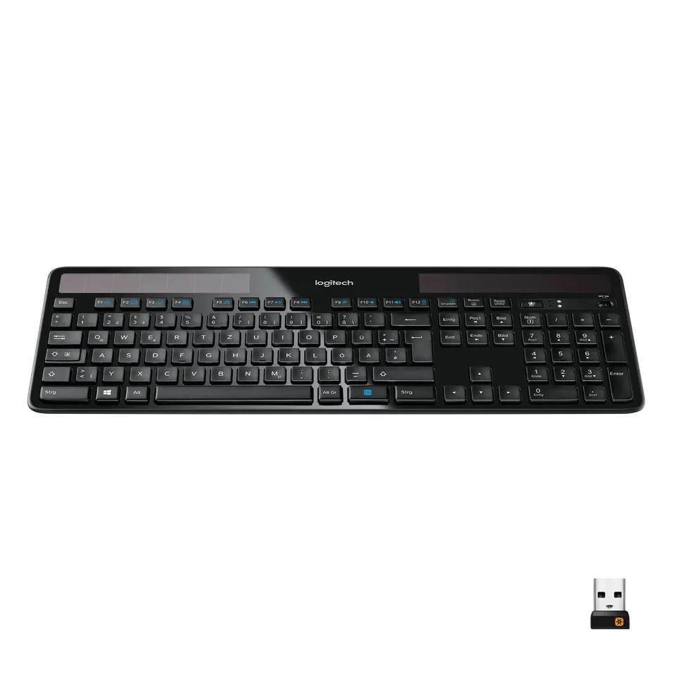logitech-k750-solar-tastatur-kabellos-schwarz-qwertz image 1