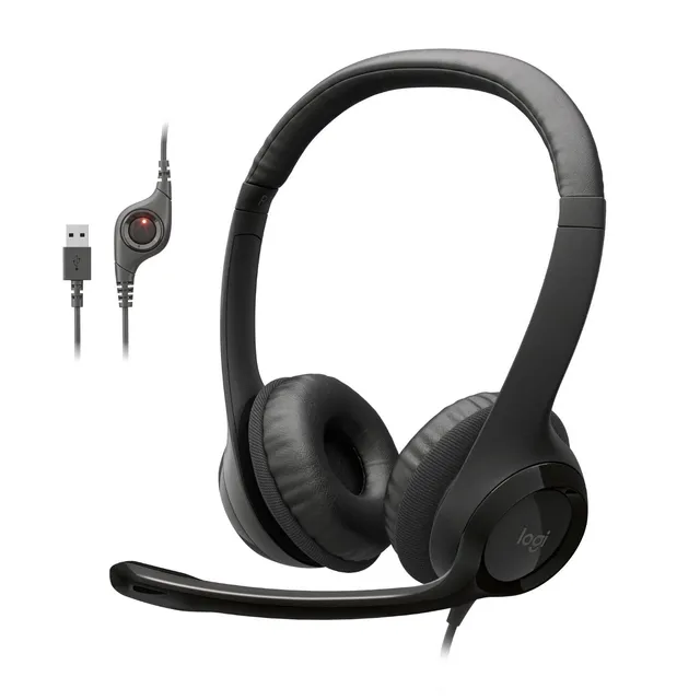 logitech-h390-headset-usb-mit-mikrofon-schwarz image 1