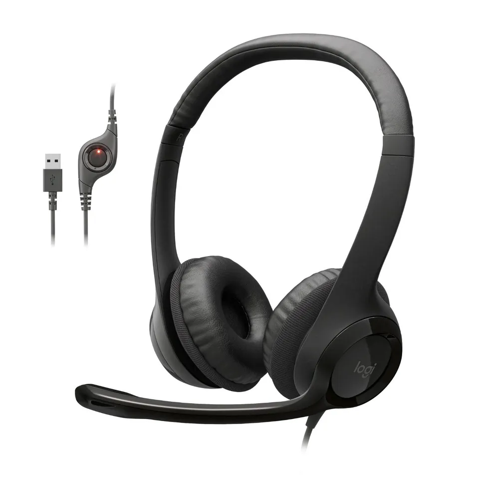logitech-h390-headset-usb-mit-mikrofon-schwarz image 1