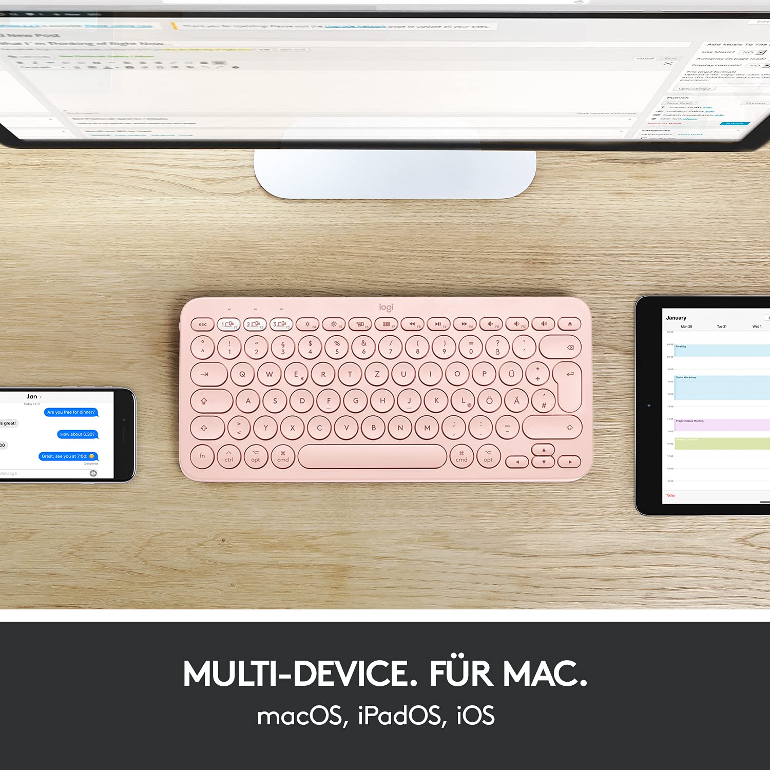 logitech-k380-f-r-mac-m350-set-rosa-bluetooth image 4