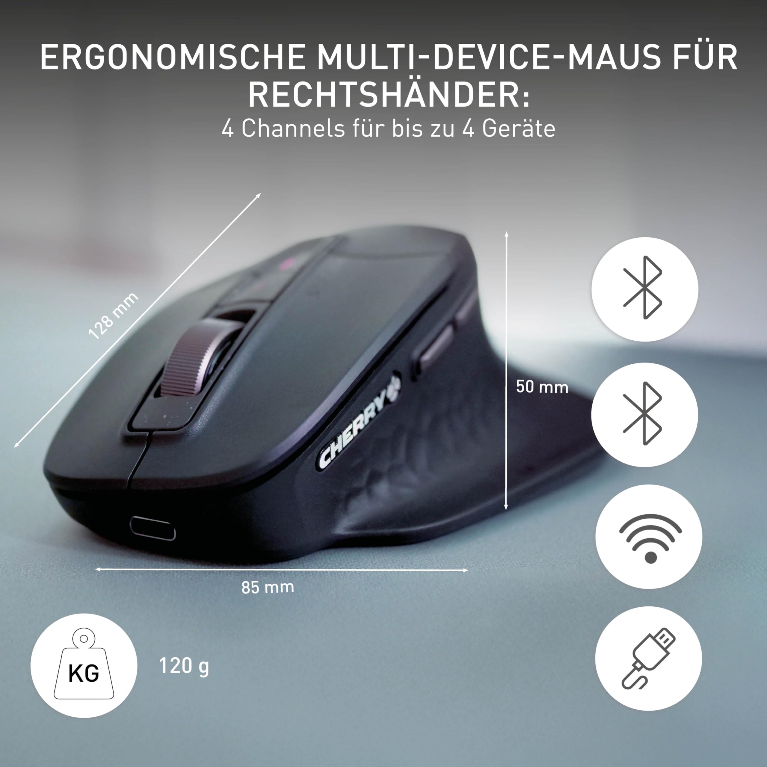 cherry-stream-mouse-ultimate-funkmaus-schwarz-4000dpi image 2