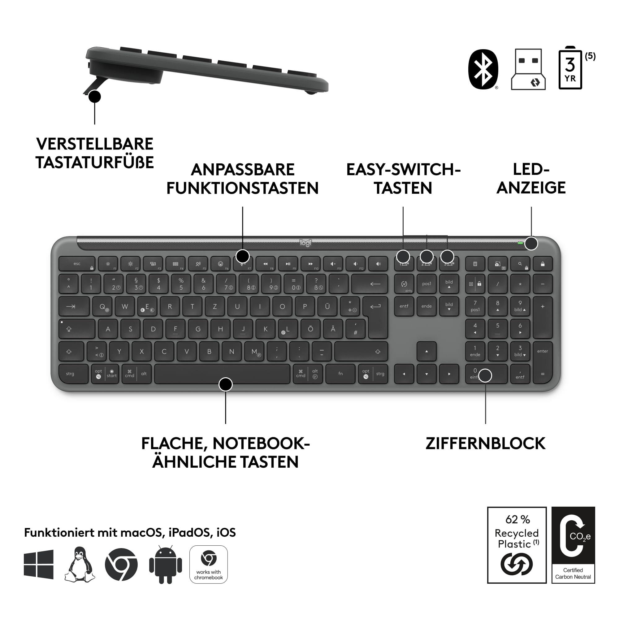 logitech-signature-slim-mk950-tastatur-maus-set-grafit-leise image 6