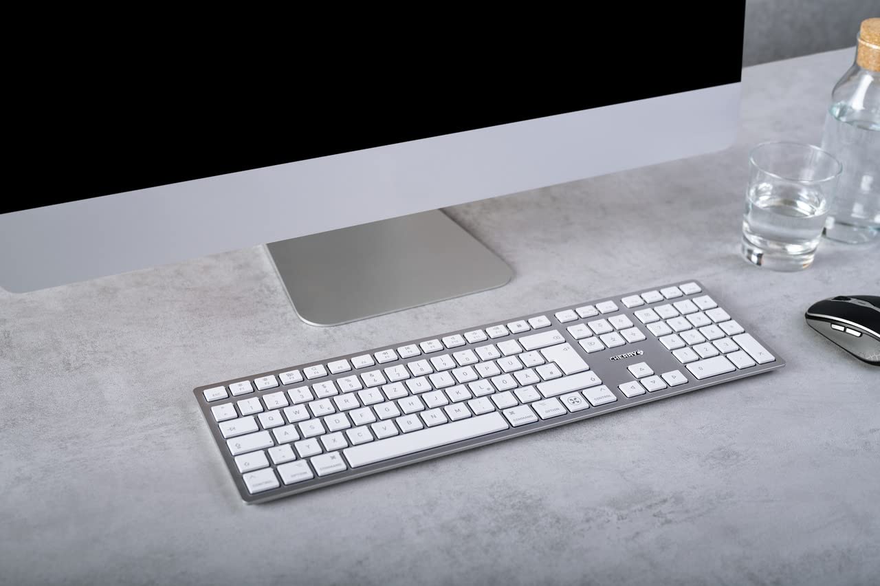 cherry-kw-9100-slim-for-mac-tastatur-wei-qwertz-kabellos image 2