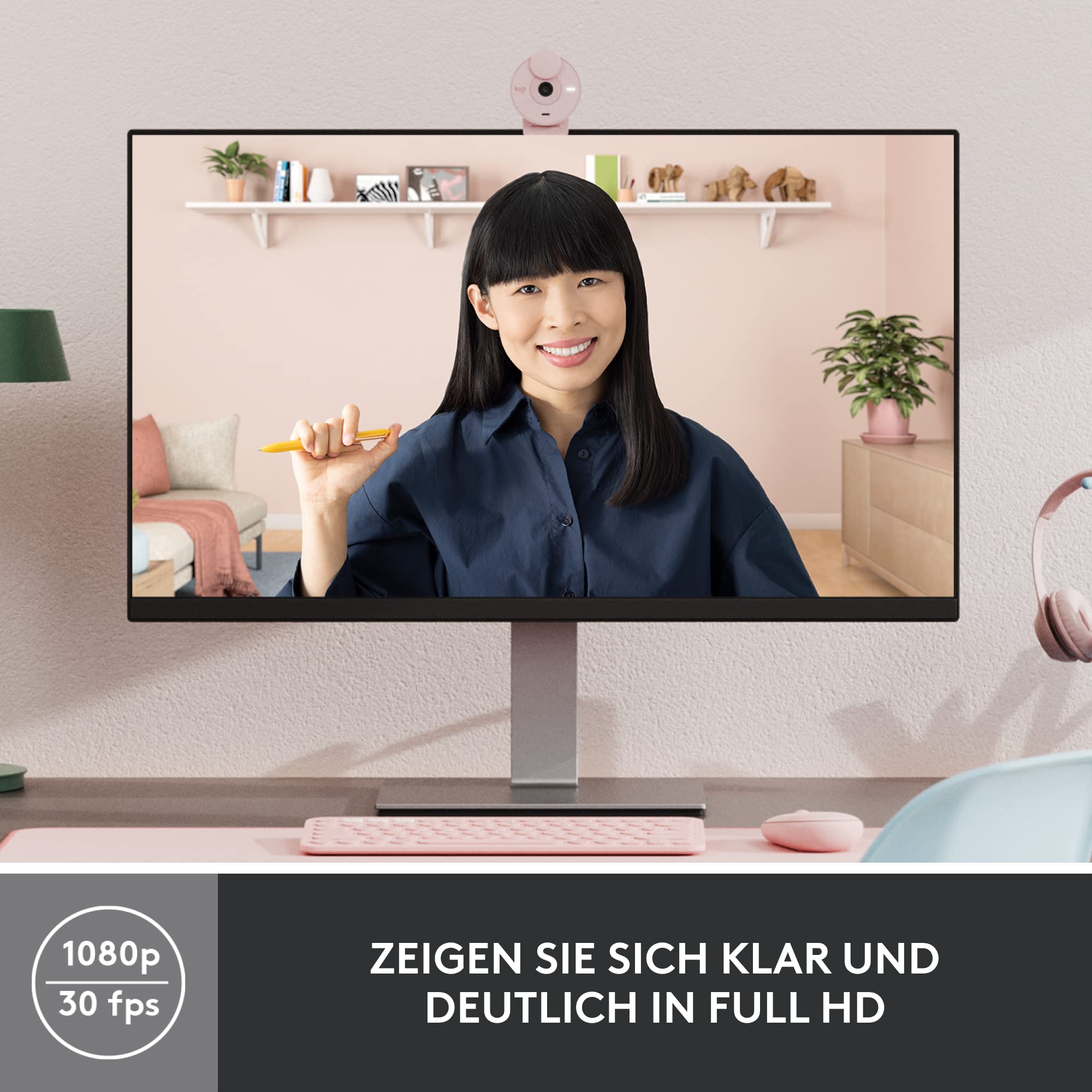 logitech-brio-300-full-hd-webcam-rosa-mit-sichtschutz image 3