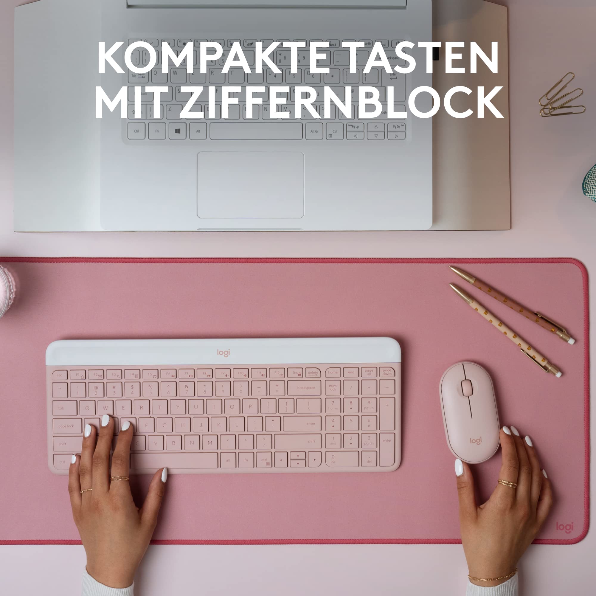 logitech-mk470-slim-tastatur-maus-set-rosa-qwertz-leise image 2