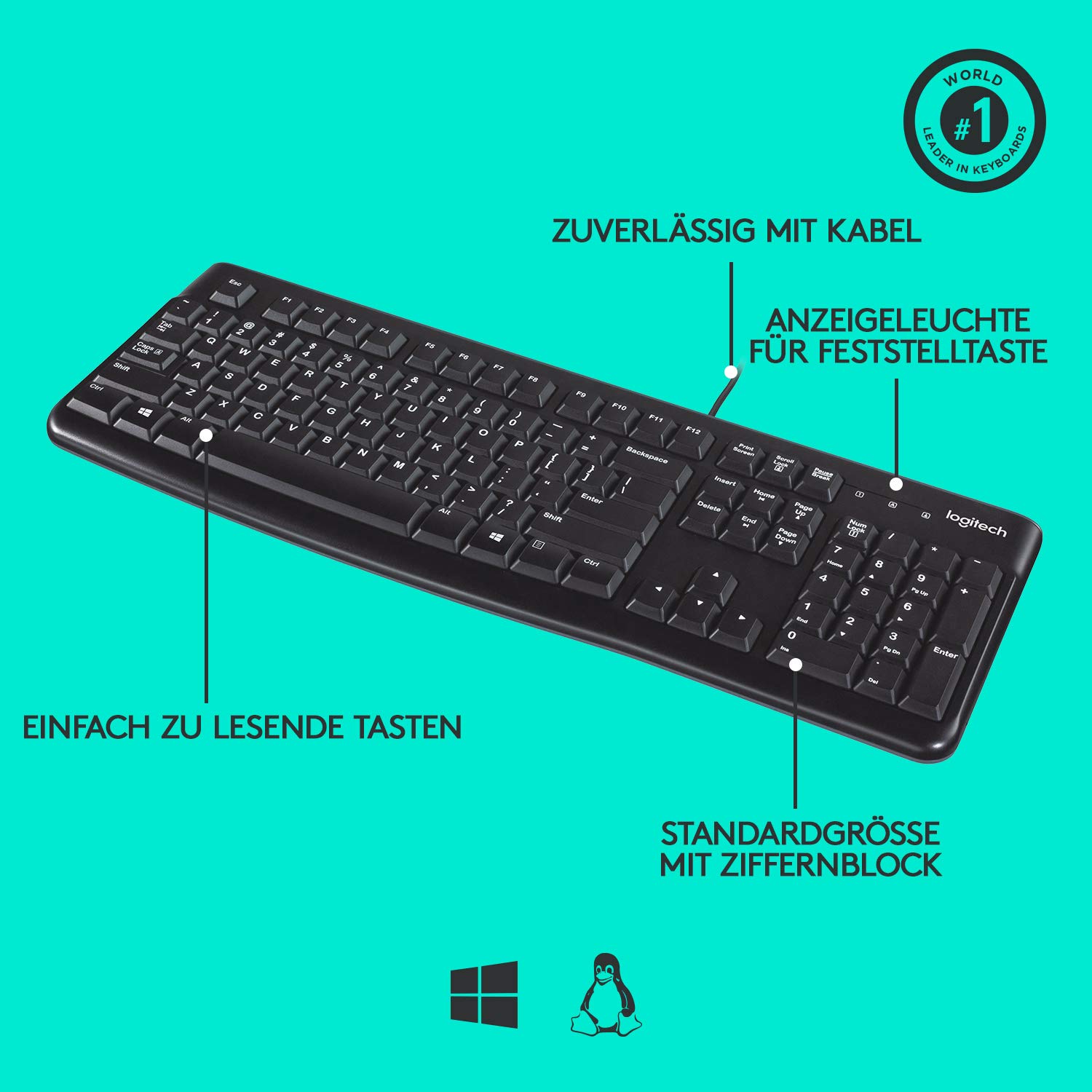 logitech-k120-kabelgebundene-tastatur-einzeln-mit-nummernblock image 6