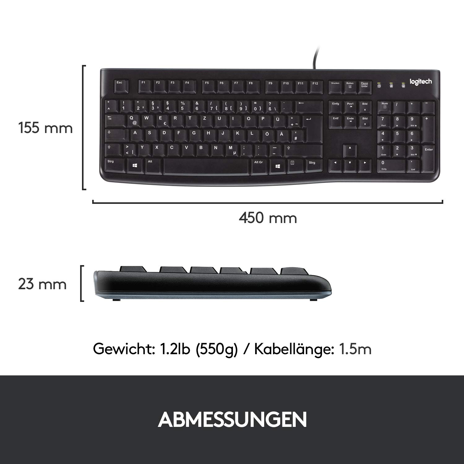 logitech-k120-kabelgebundene-tastatur-einzeln-mit-nummernblock image 8