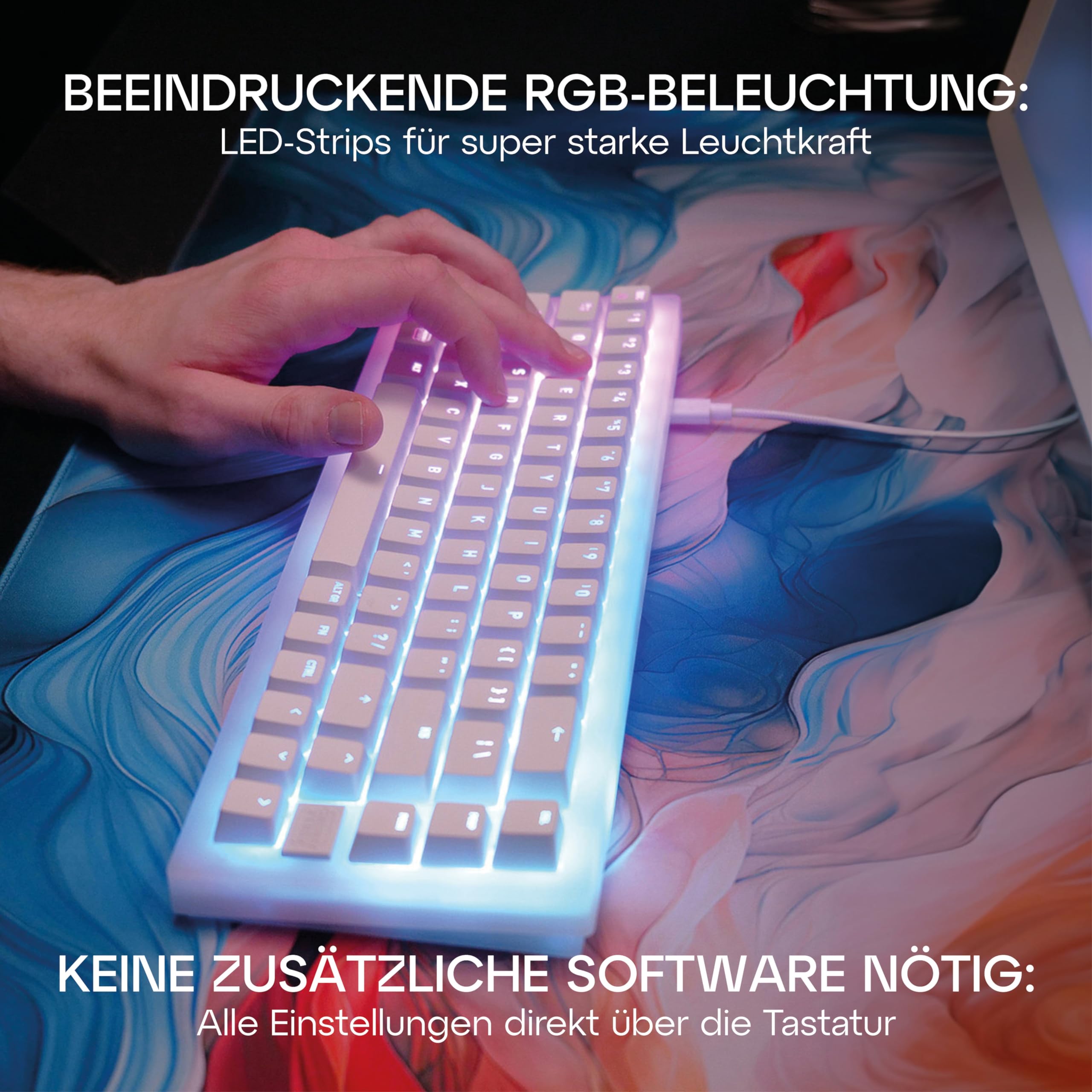 cherry-xtrfy-k5v2-compact-gaming-tastatur-qwertz-mx-red-schwarz image 4