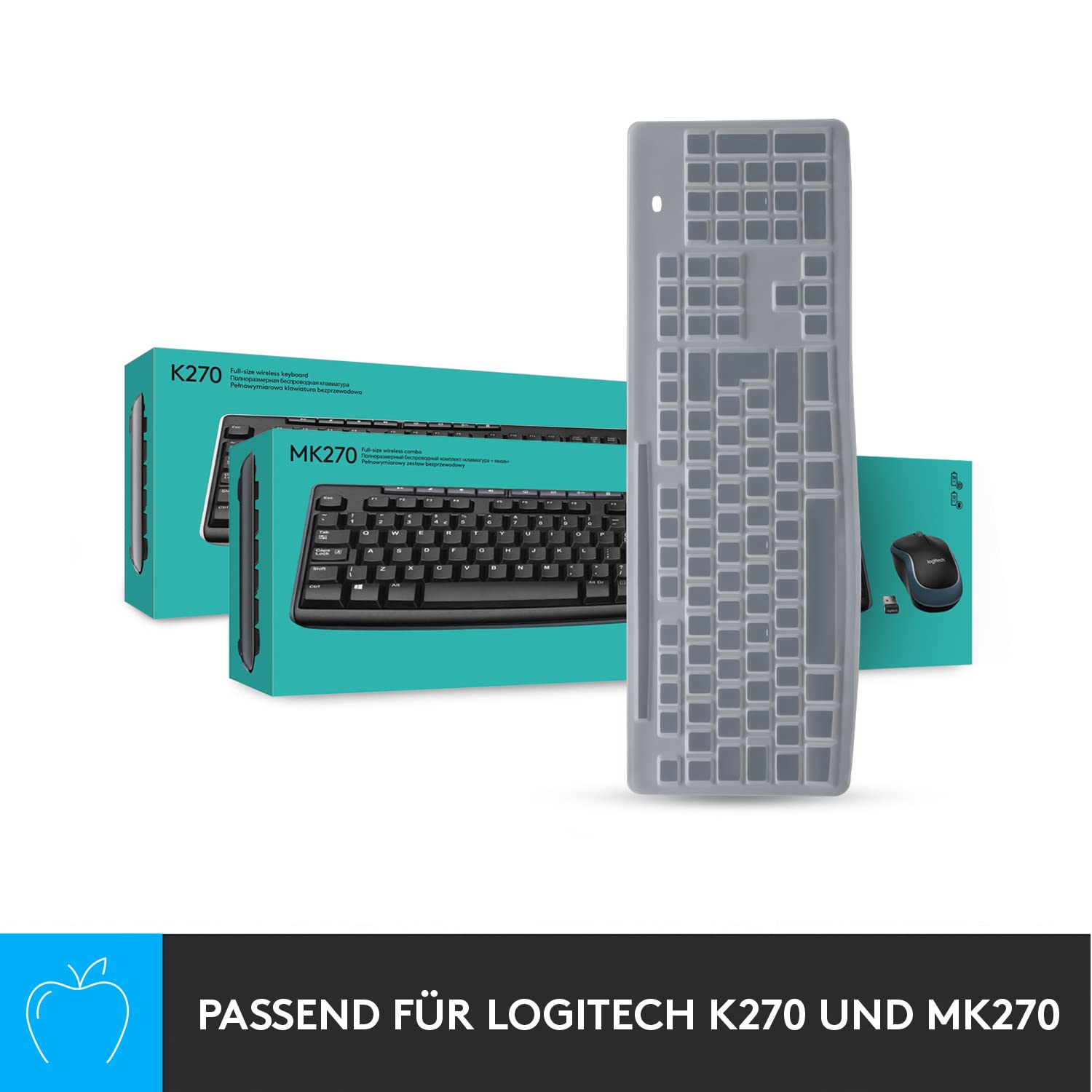 logitech-k270-tastaturschutz-silikon-wei-cover image 6