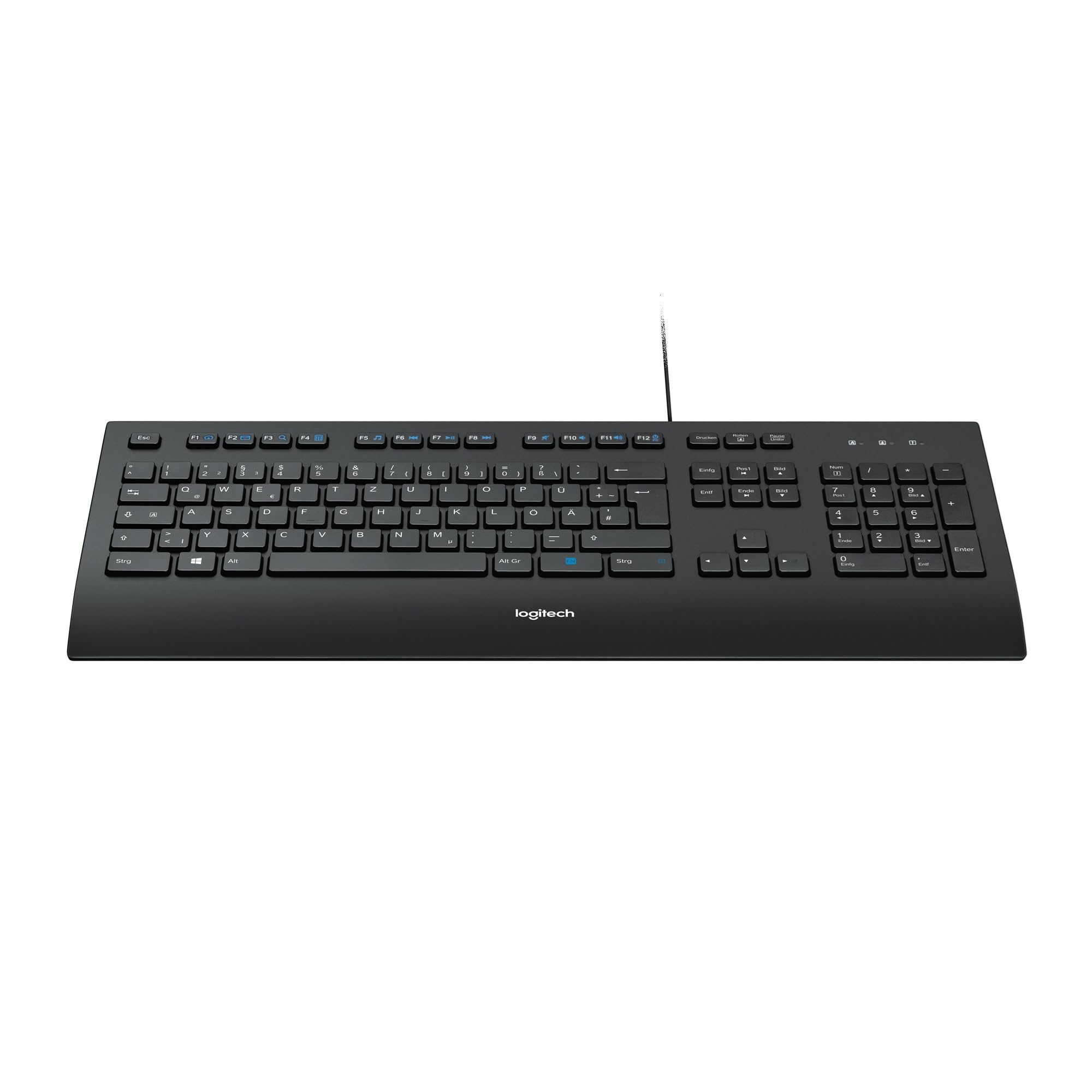 logitech-k280e-pro-kabelgebundene-tastatur-qwertz-schwarz-b-ro image 2