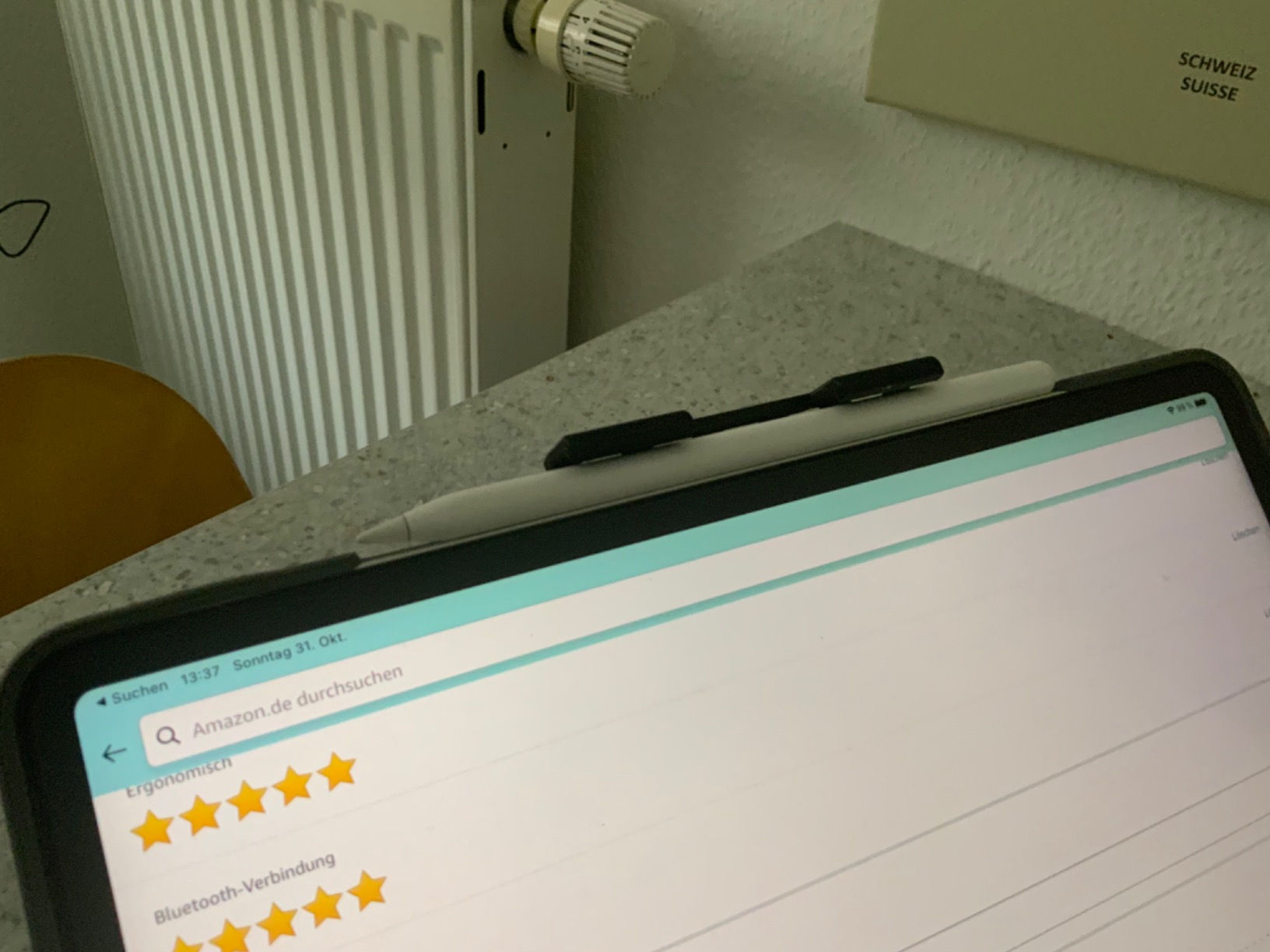 Rückseite geschützt