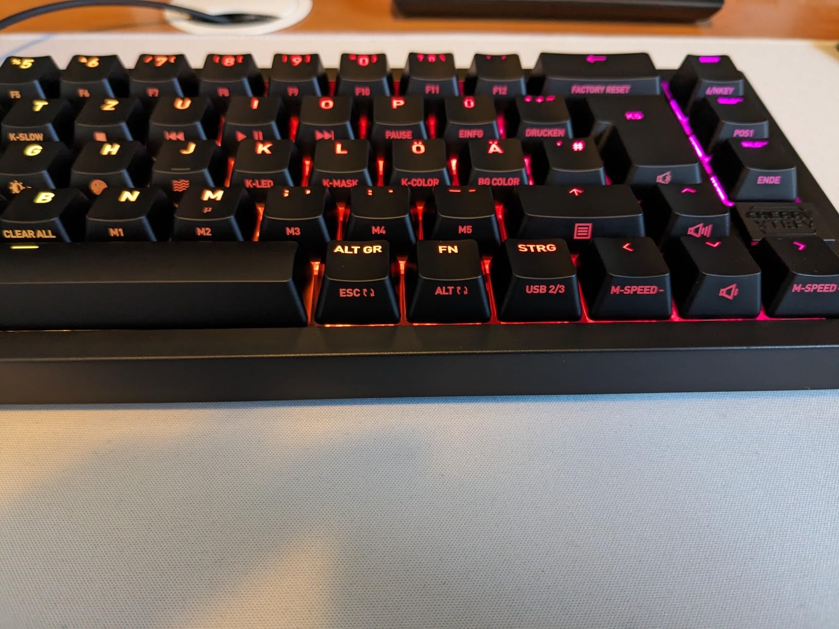 Platz gespart