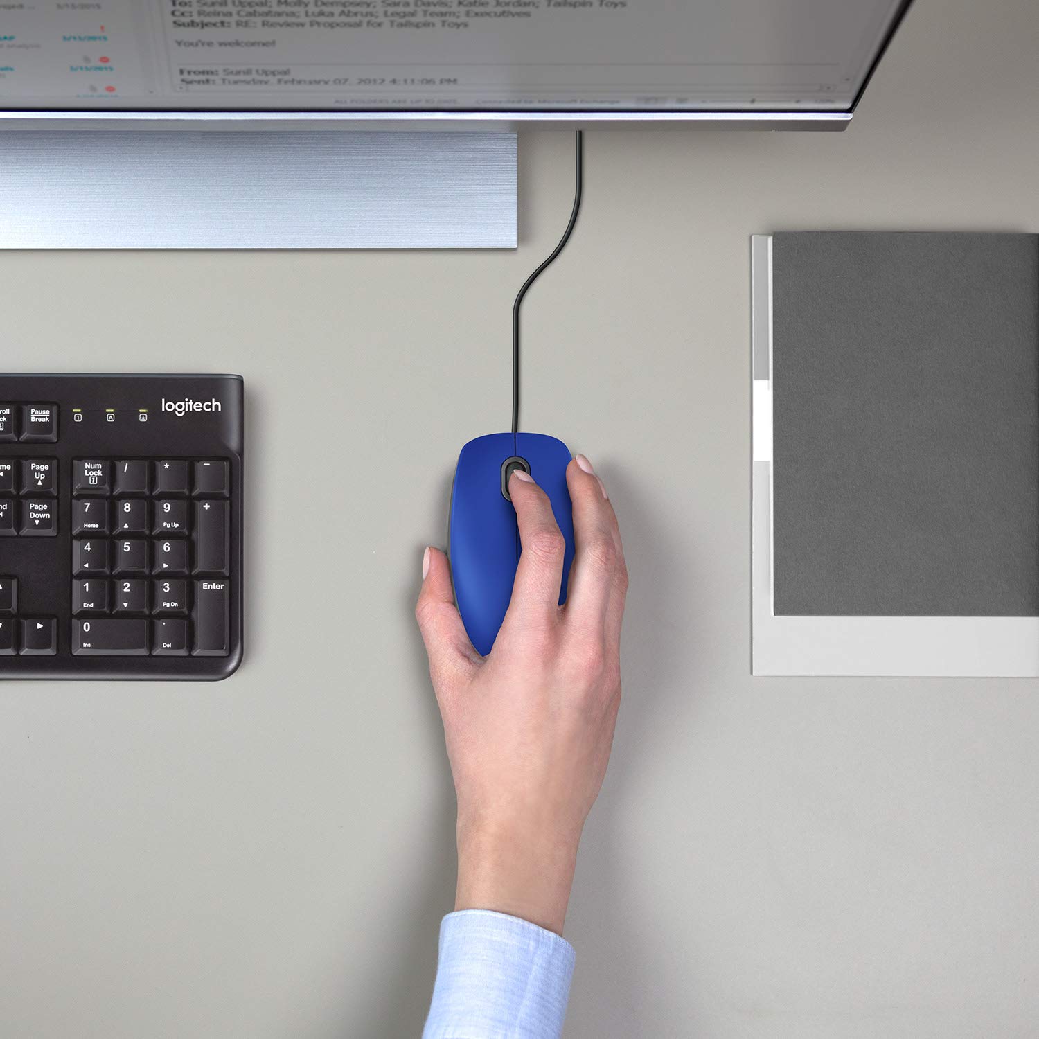 logitech-m110-kabelmaus-usb-blau-leise-beidh-ndig image 2