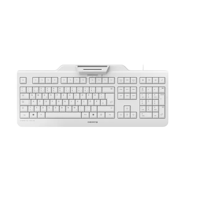 cherry-kc-1000-sc-tastatur-qwertz-wei-grau-smartcard image 1