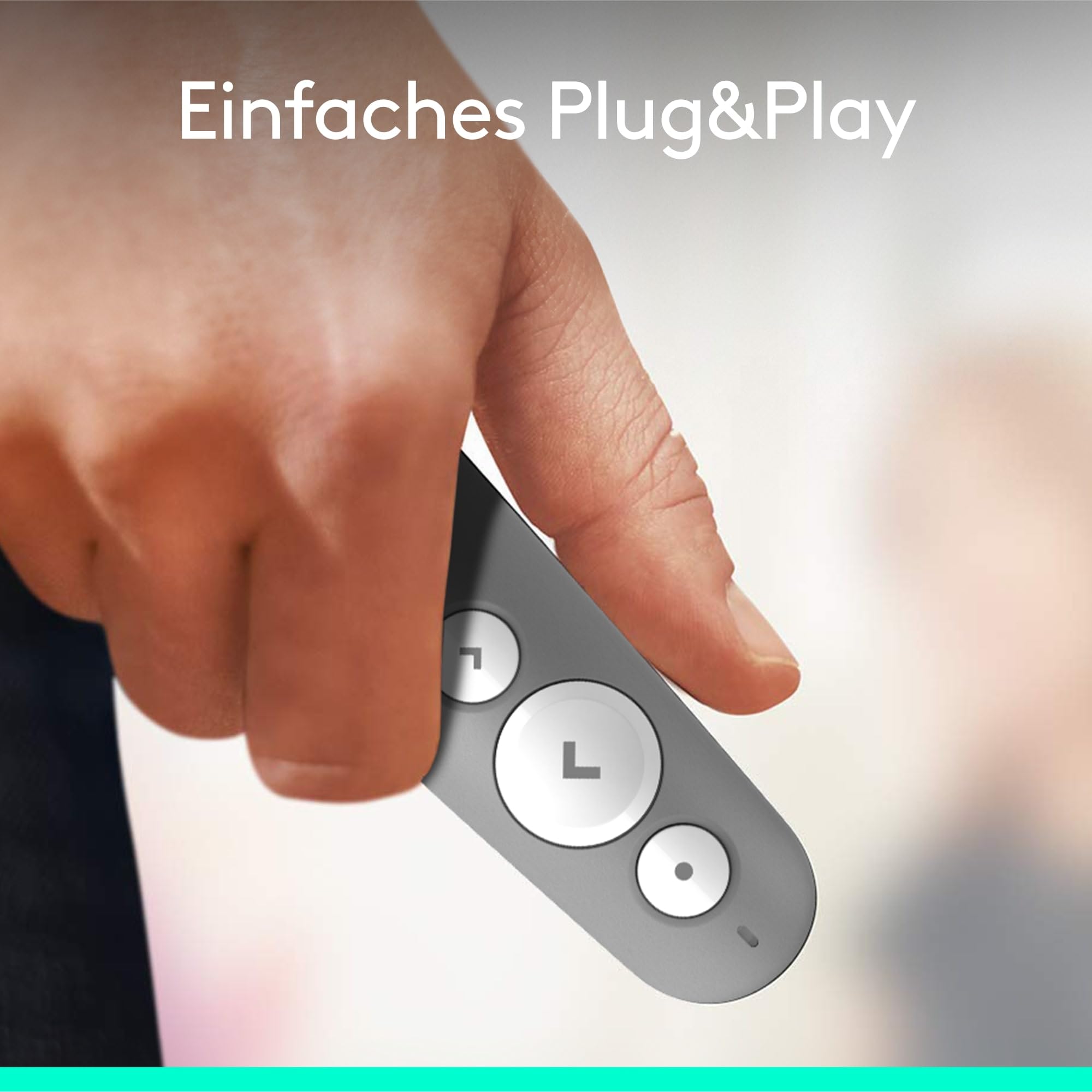 logitech-r500s-presenter-laser-hellgrau-20-m-bluetooth-usb image 2