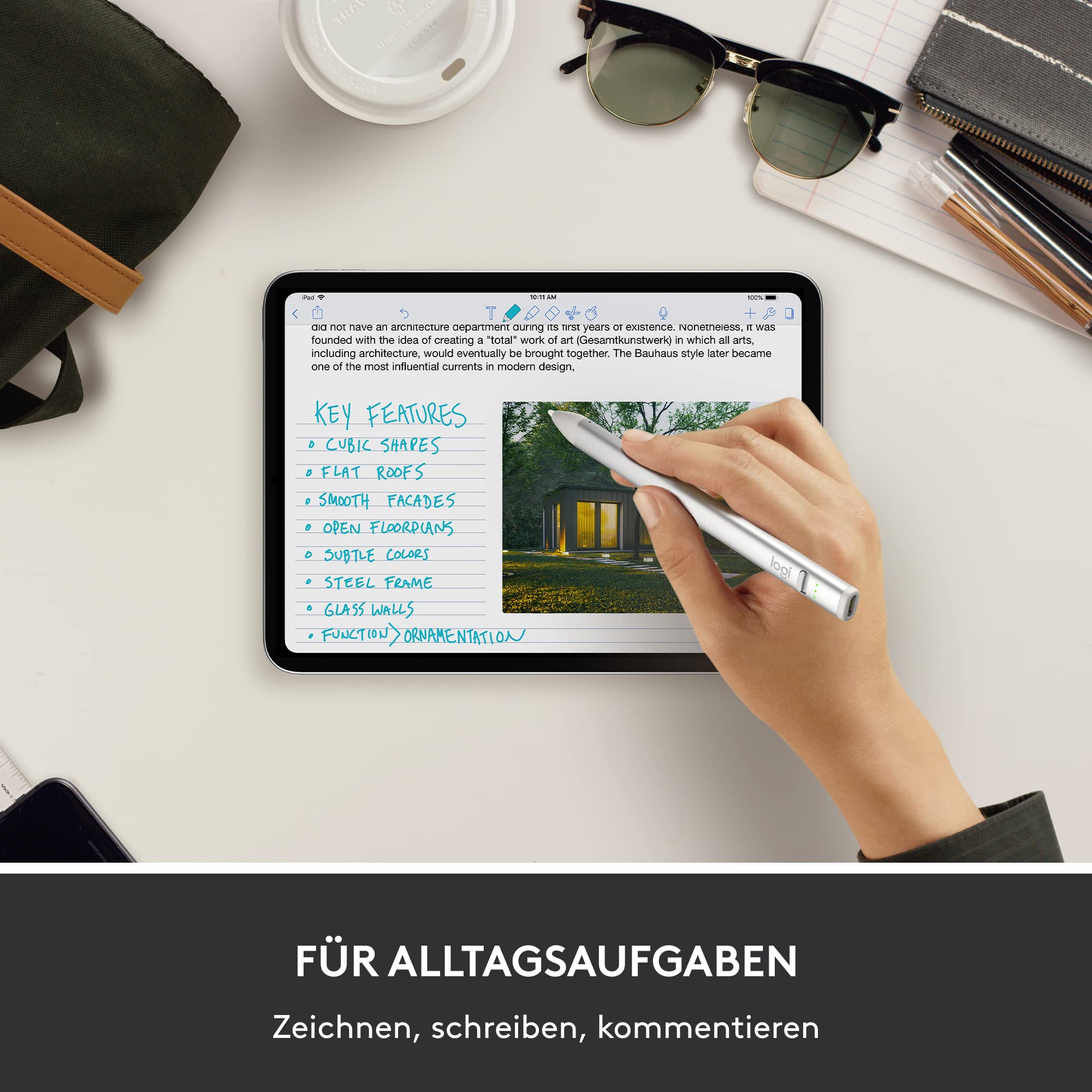 logitech-crayon-zeichenstift-ipad-usb-c-silber image 8