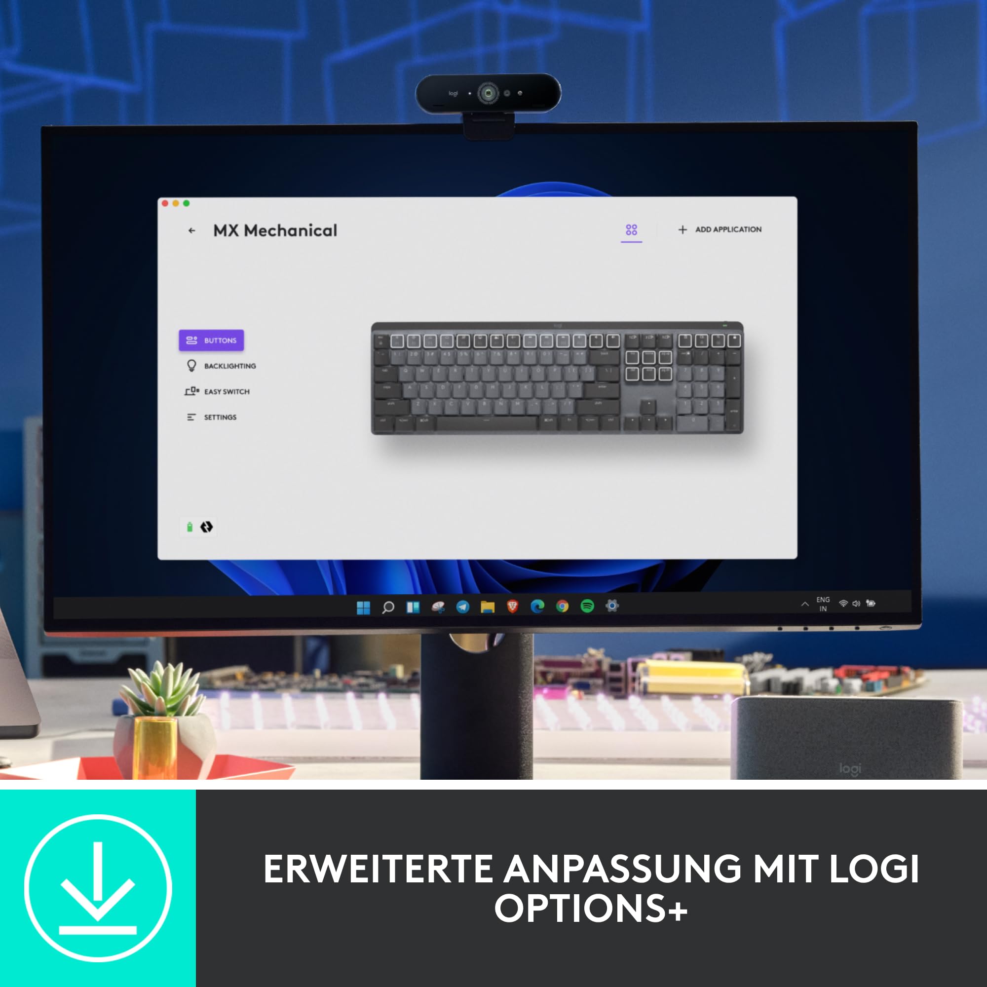 logitech-mx-mechanical-tastatur-taktil-qwertz-grau image 6