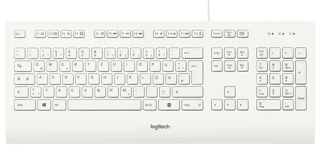 logitech-k280e-pro-business-tastatur-wei-kabelgebunden-leise image 1