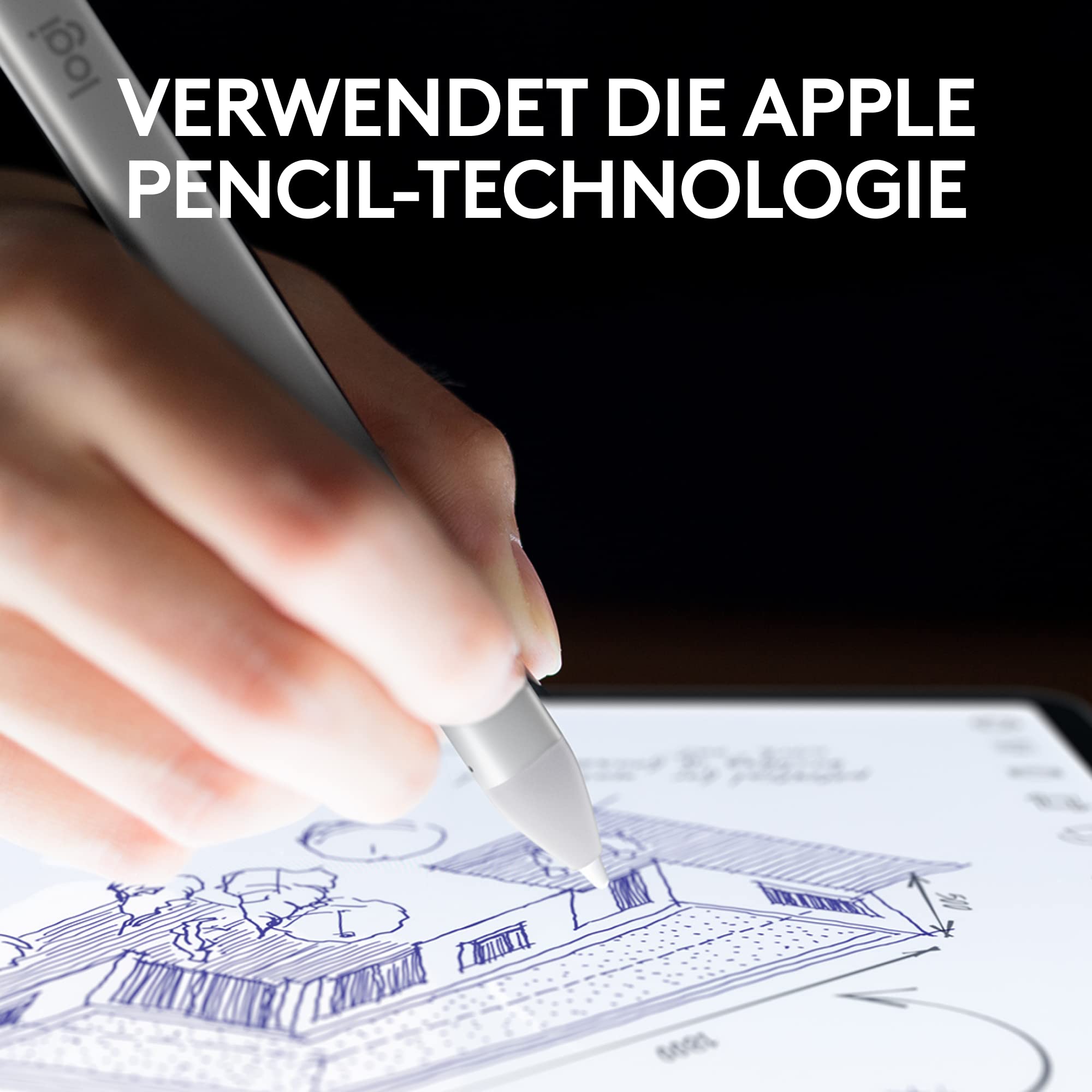 logitech-combo-touch-12-9-crayon-stift-qwertz-grau image 3
