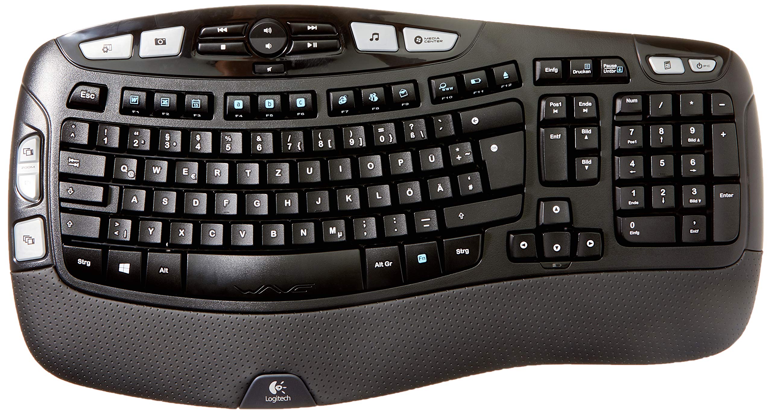 logitech-k350-kabellose-tastatur-qwertz-schwarz-mit-handballenauflage image 2