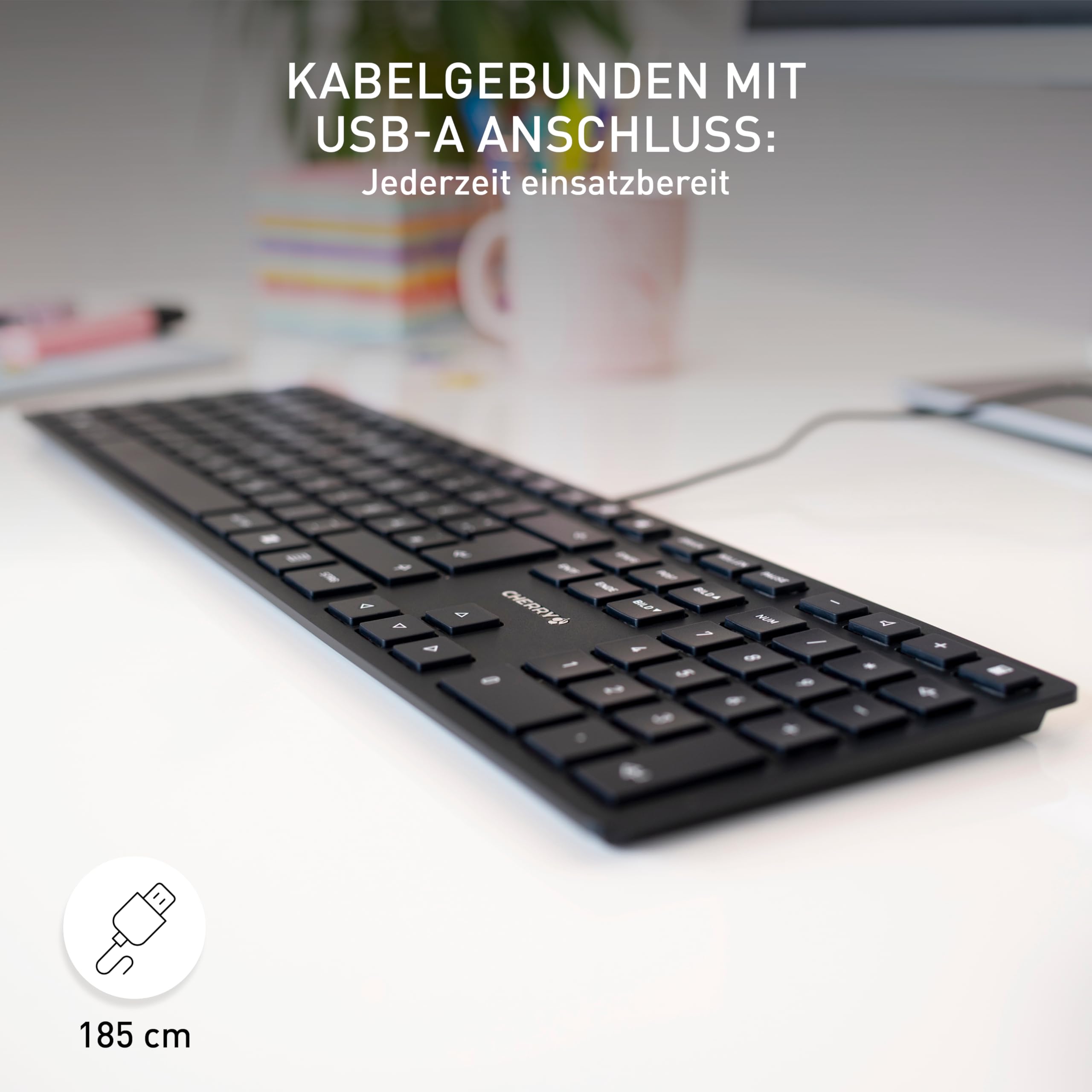 cherry-kc-6000-slim-tastatur-usb-qwertz-schwarz-kabel image 3