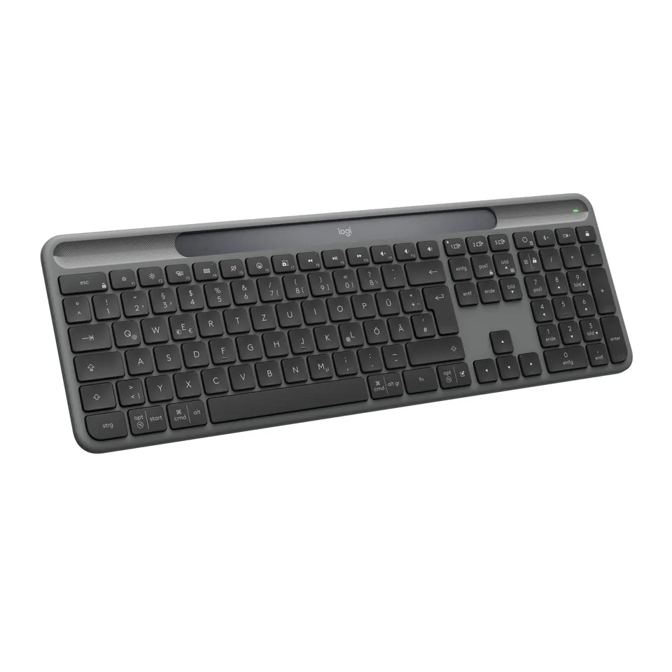 logitech-signature-slim-solar-tastatur-kabellos-graphit-qwertz image 1