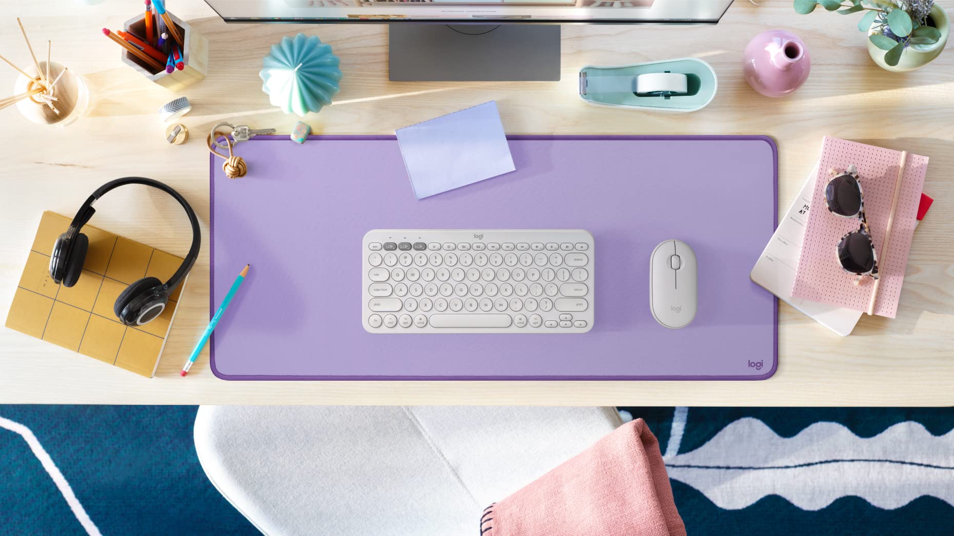 logitech-studio-series-desk-mat-schreibtischunterlage-rosa-gro image 7