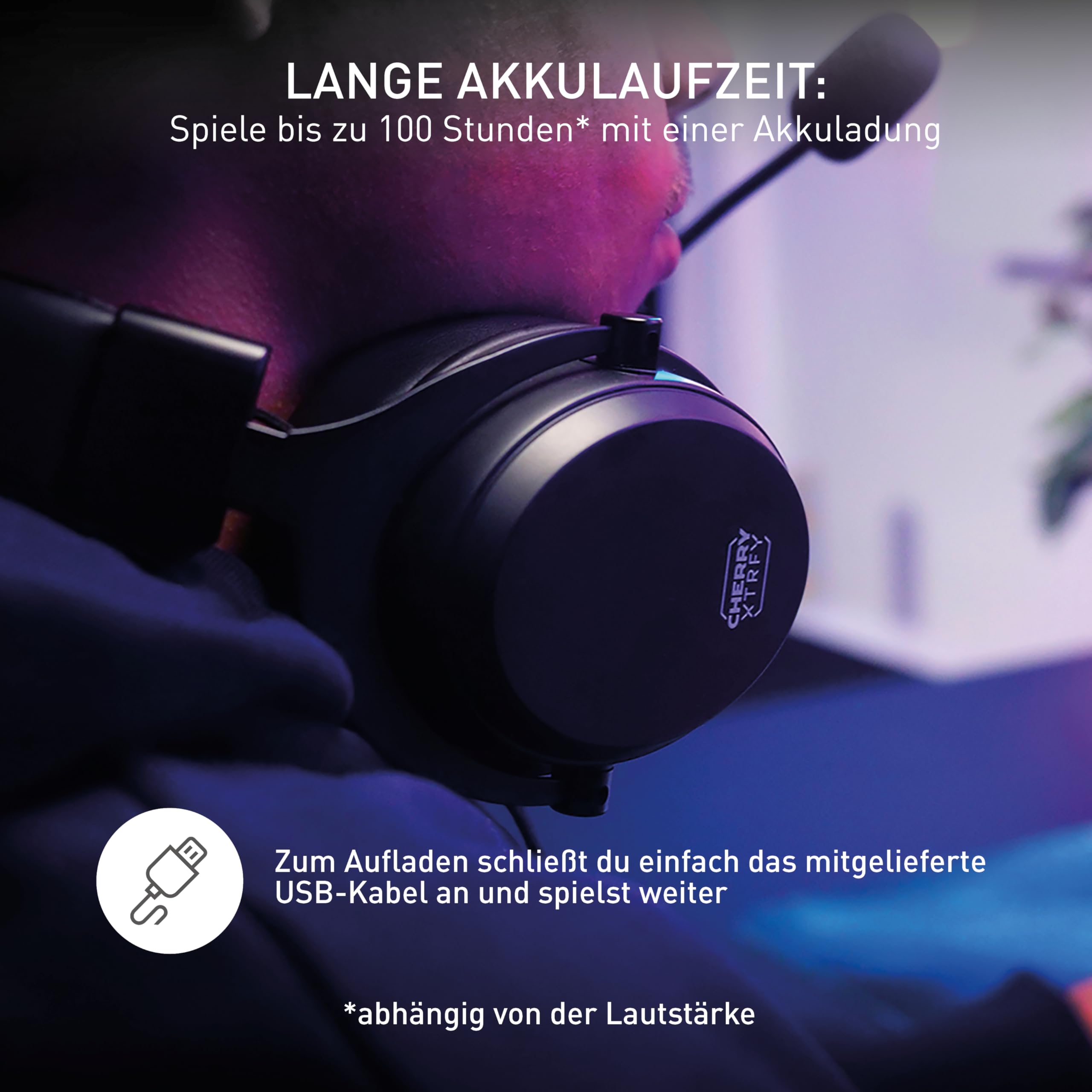 cherry-h3-wireless-gaming-headset-schwarz-100h-bluetooth image 6