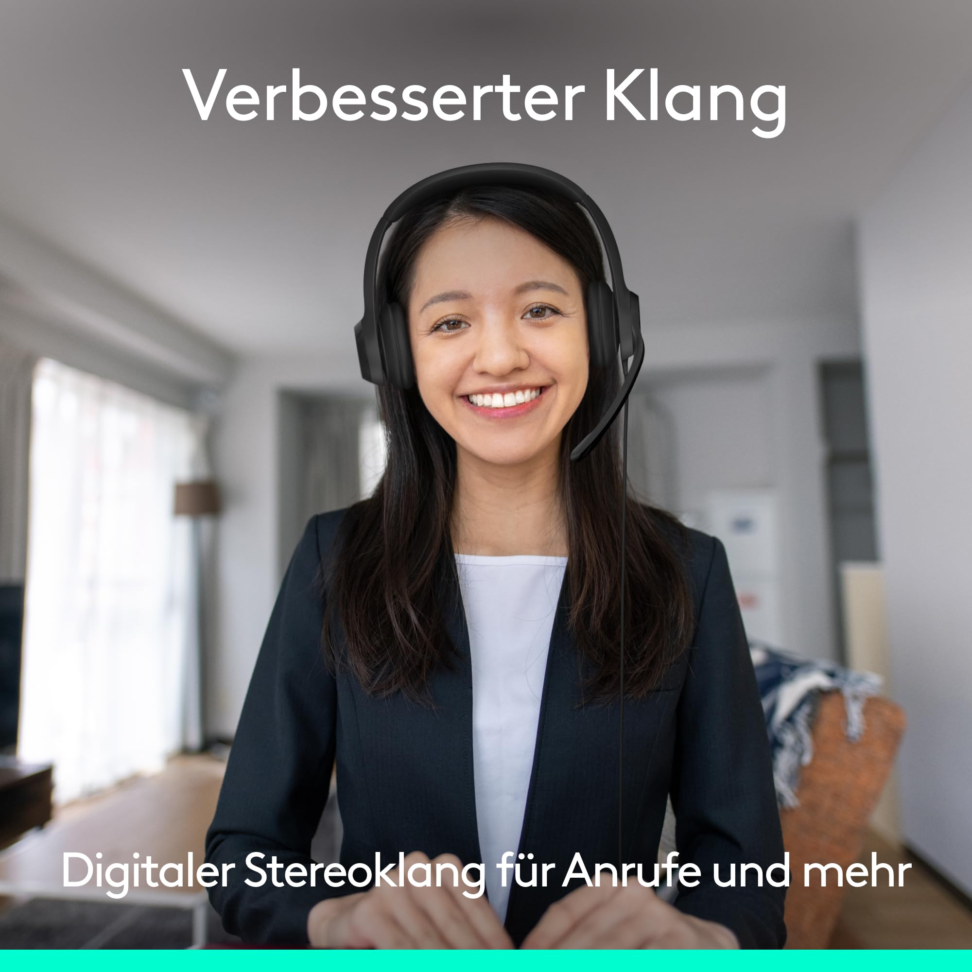 logitech-h390-headset-usb-c-schwarz-stereo-mikro image 2