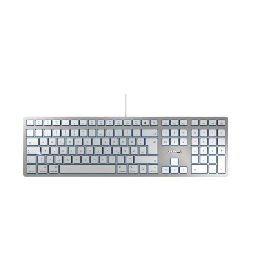 cherry-kc-6000-slim-mac-tastatur-wei-qwertz-usb-leise image 1