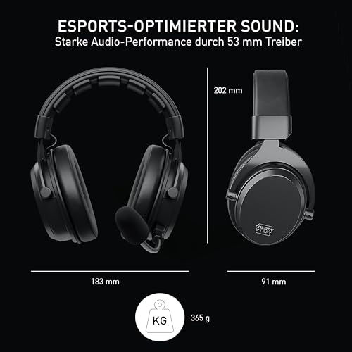 cherry-h3-wireless-gaming-headset-schwarz-100h-bluetooth image 8