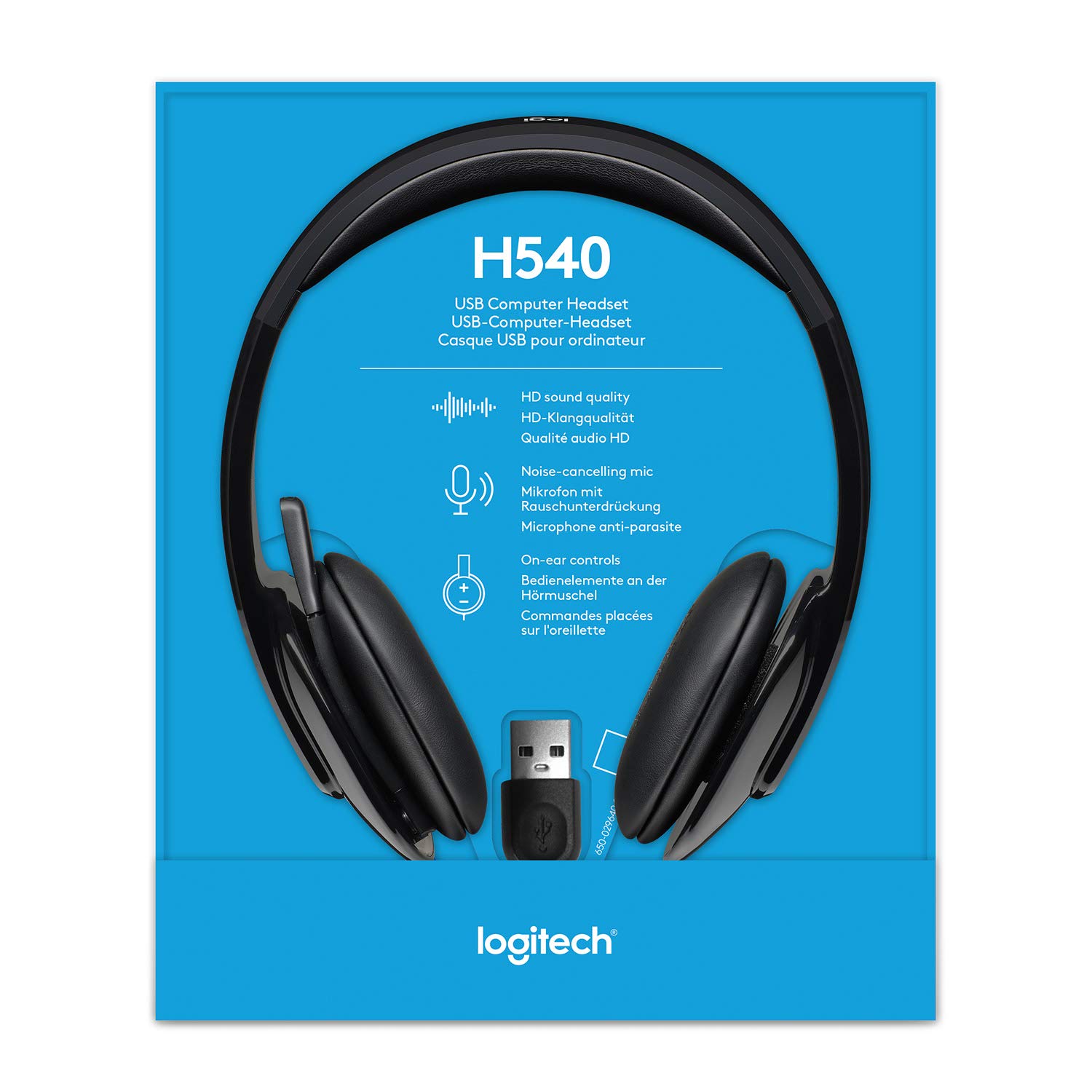 logitech-h540-topmodell-headset-mit-mikrofon-usb image 2