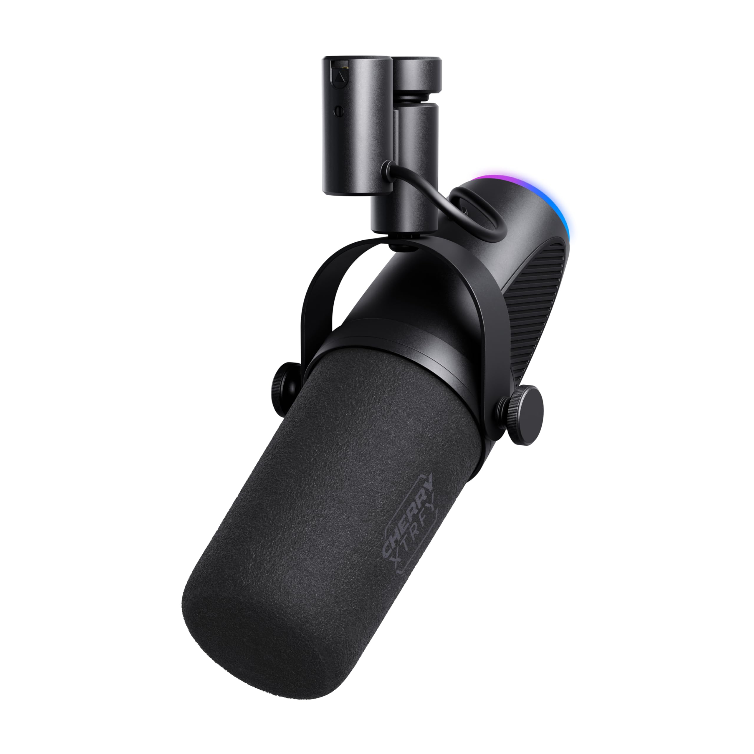 cherry-xtrfy-ngale-x-usb-mikrofon-schwarz-xlr-podcast image 1