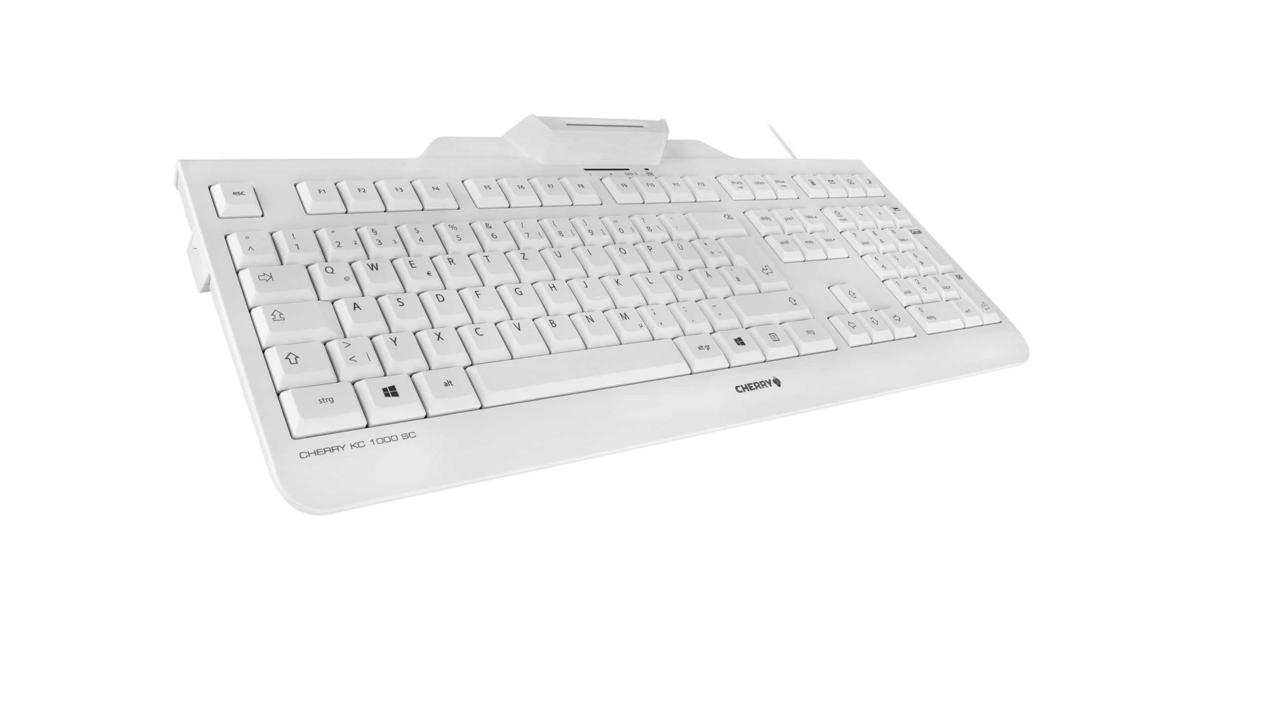 cherry-kc-1000-sc-tastatur-qwertz-wei-grau-smartcard image 4