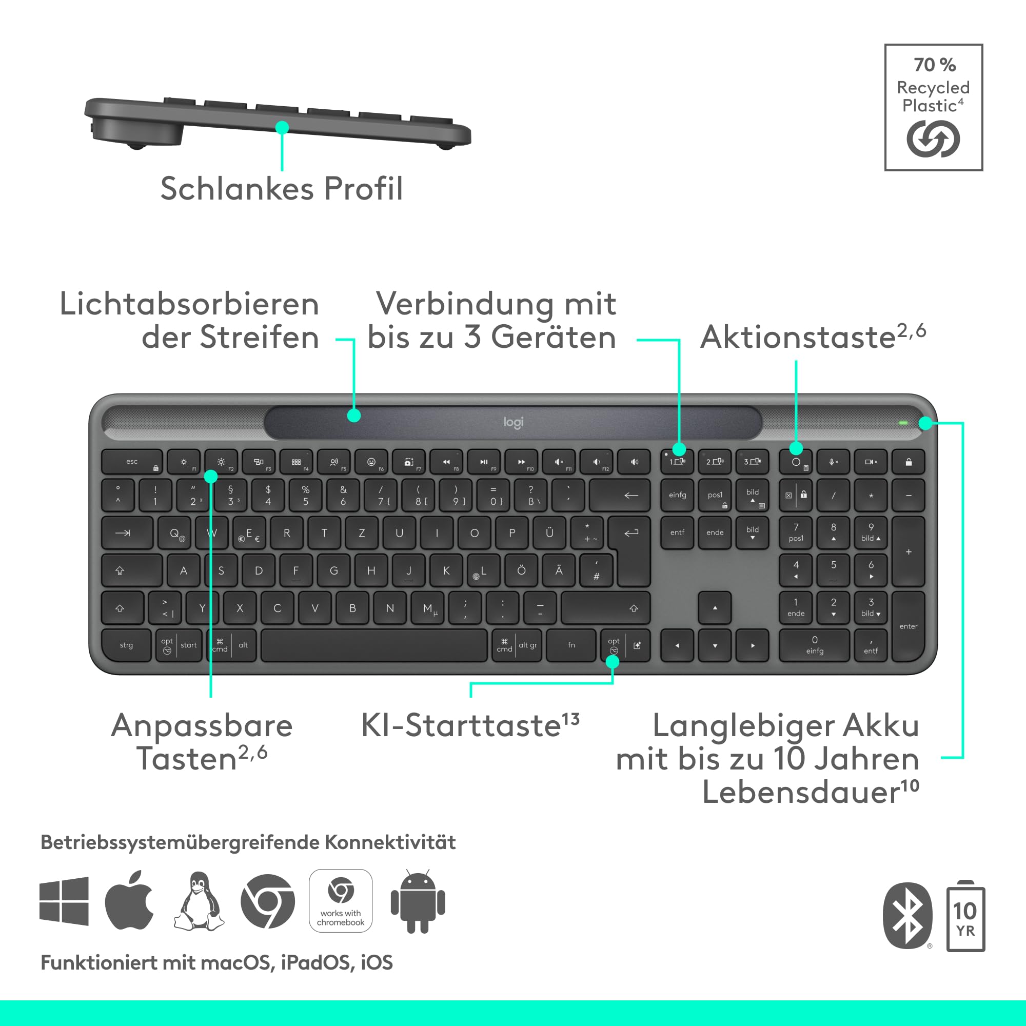 logitech-signature-slim-solar-tastatur-kabellos-graphit-qwertz image 7