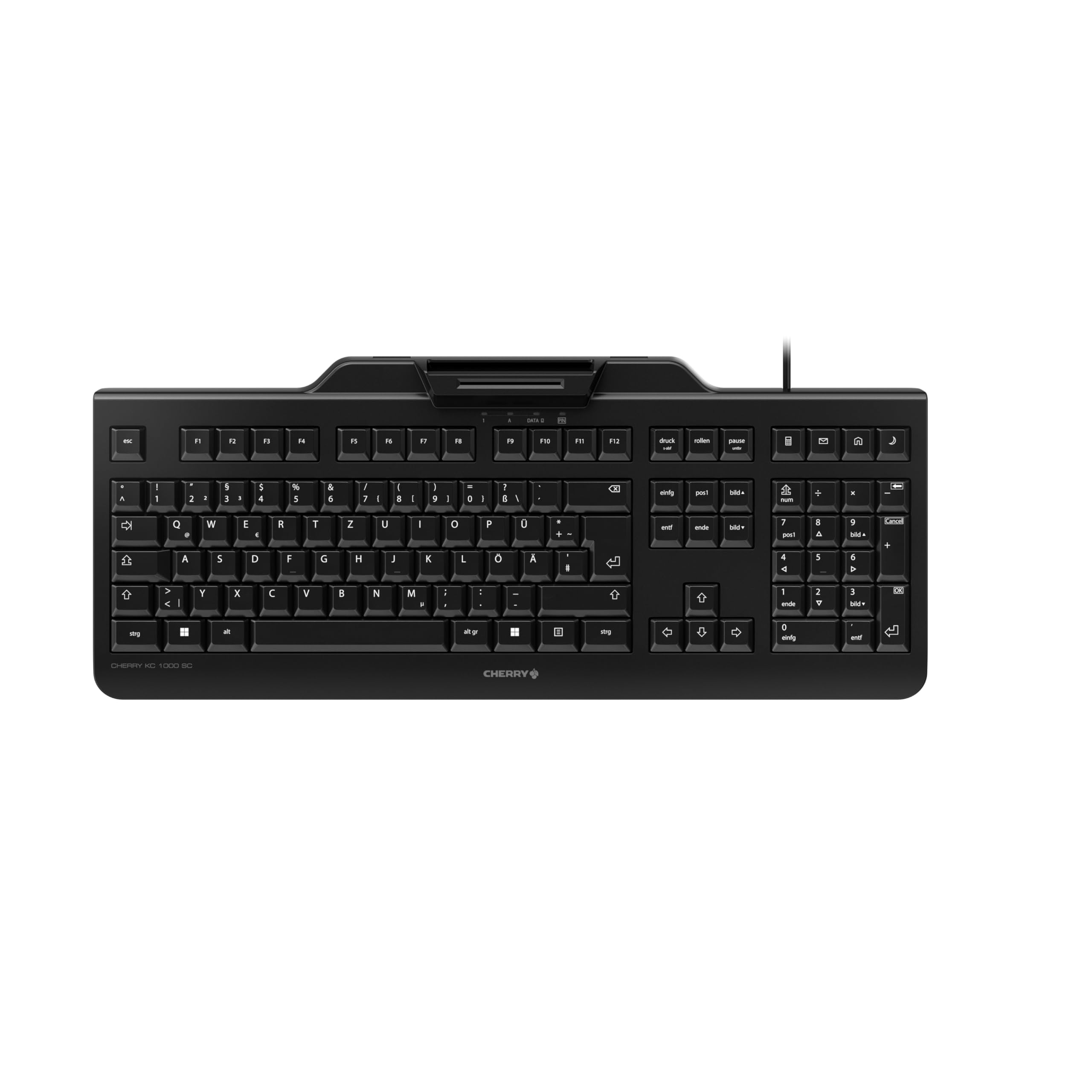 cherry-kc-1000-sc-tastatur-qwertz-wei-grau-smartcard image 7