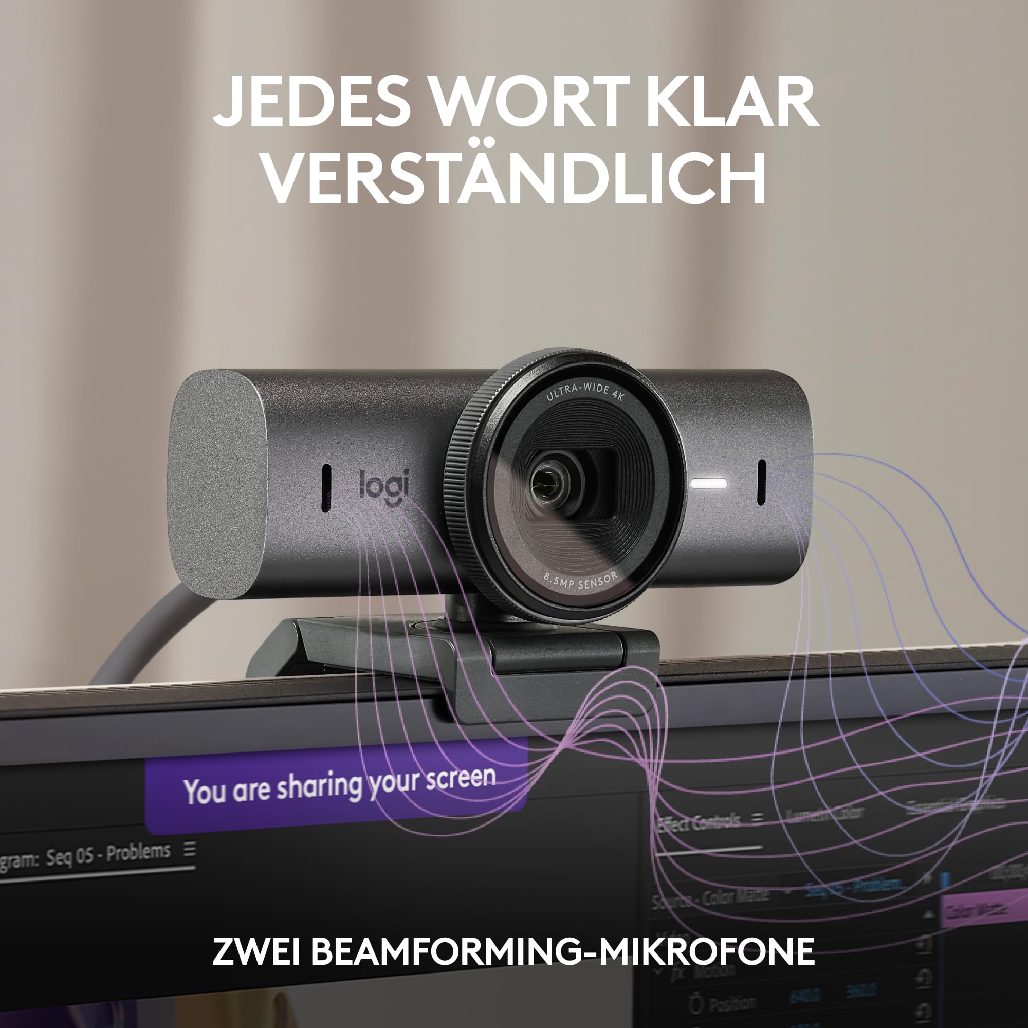 logitech-mx-brio-4k-webcam-graphite-usb-c-mit-mikrofon image 4