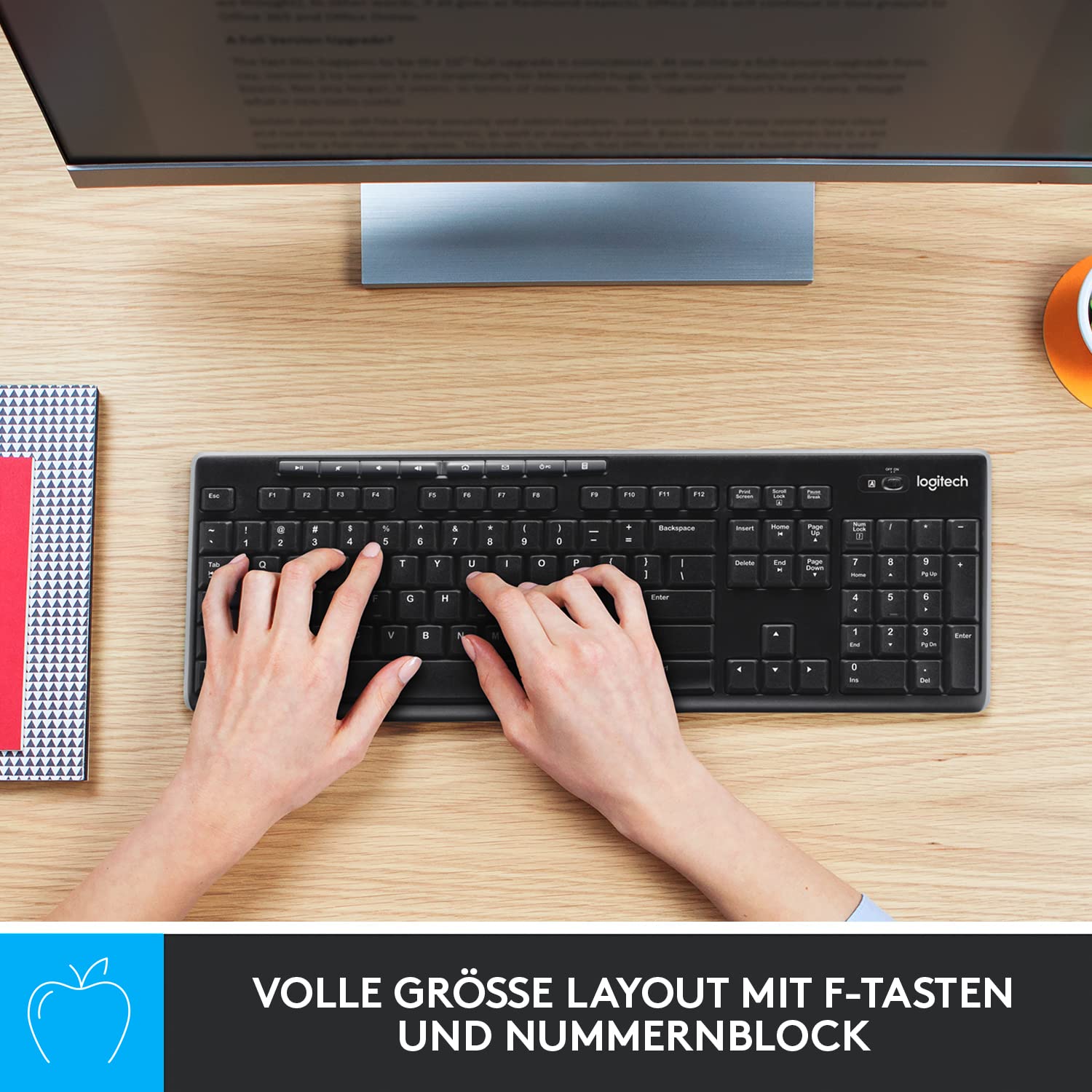 logitech-mk270-tastatur-maus-set-kabellos-qwertz-schwarz image 6