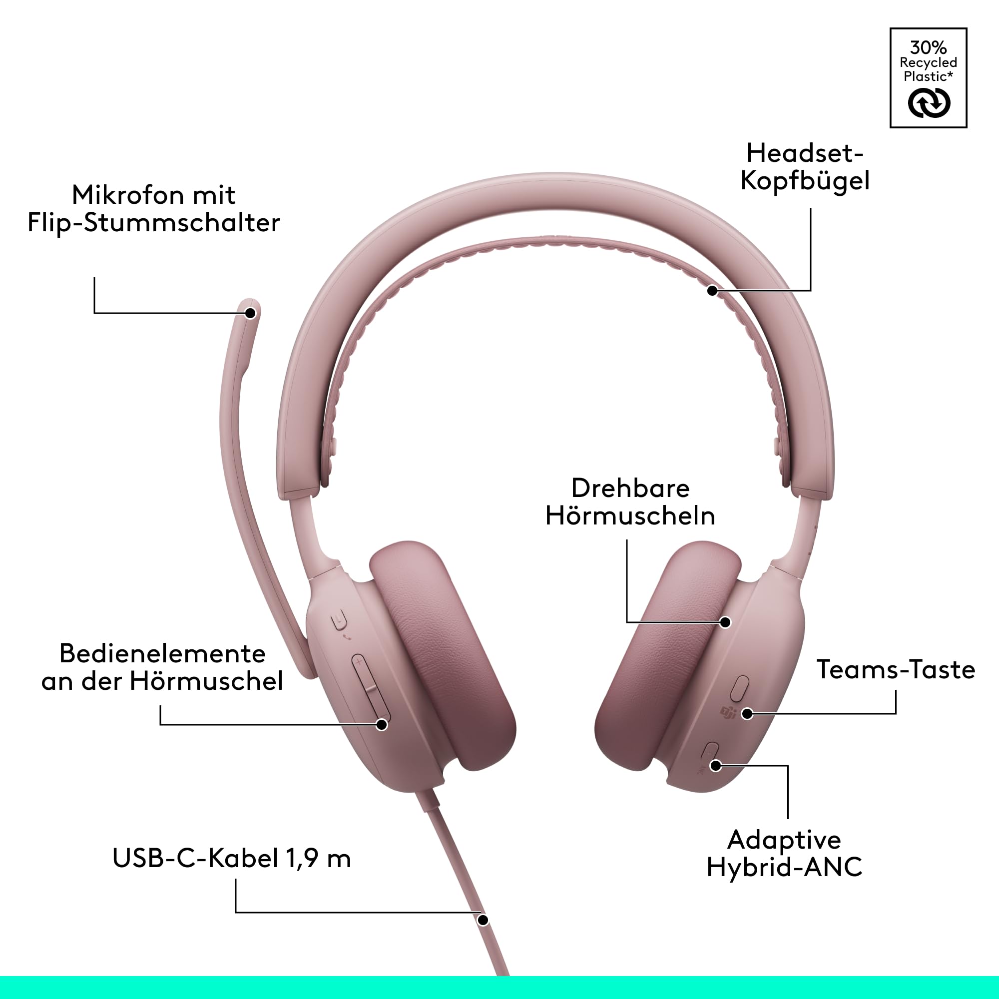 logitech-zone-wireless-2-headset-anc-rosa-teams image 6