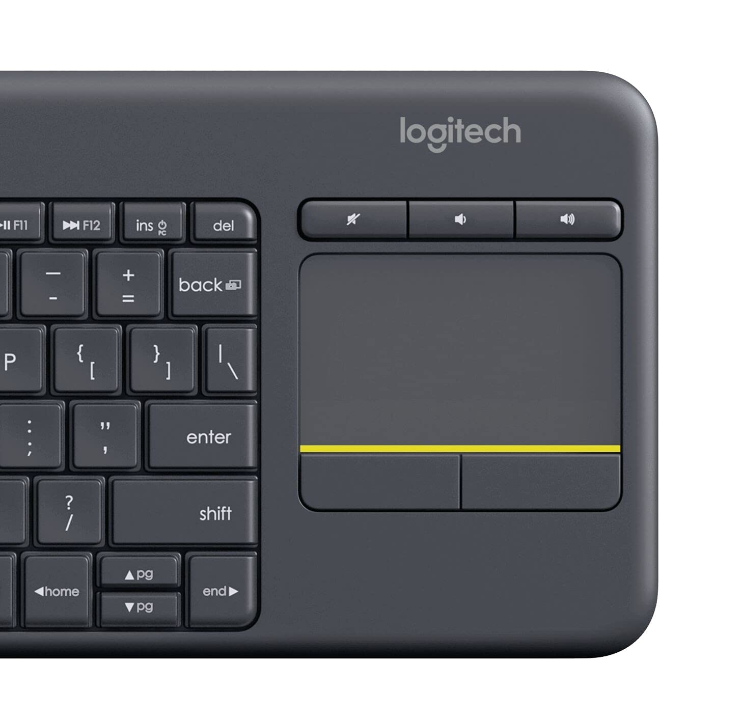 logitech-k400-plus-kabellose-tastatur-mit-touchpad-schwarz-tv image 8