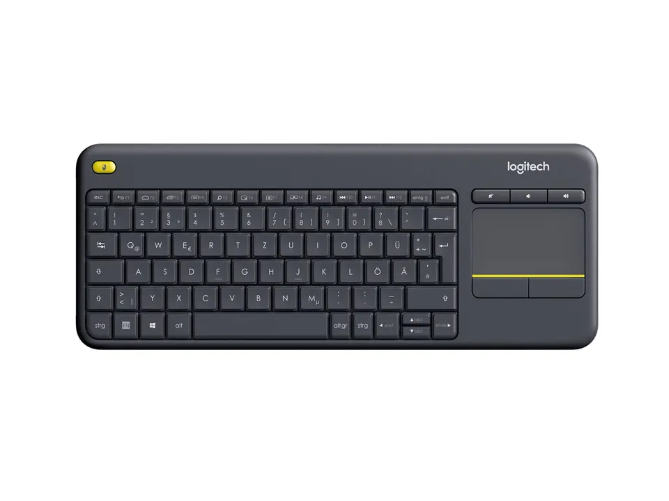 logitech-k400-plus-kabellose-tastatur-mit-touchpad-schwarz-tv image 1