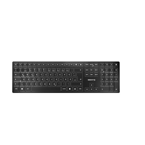 cherry-kw-9100-slim-tastatur-schwarz-grau-kabellos image 8
