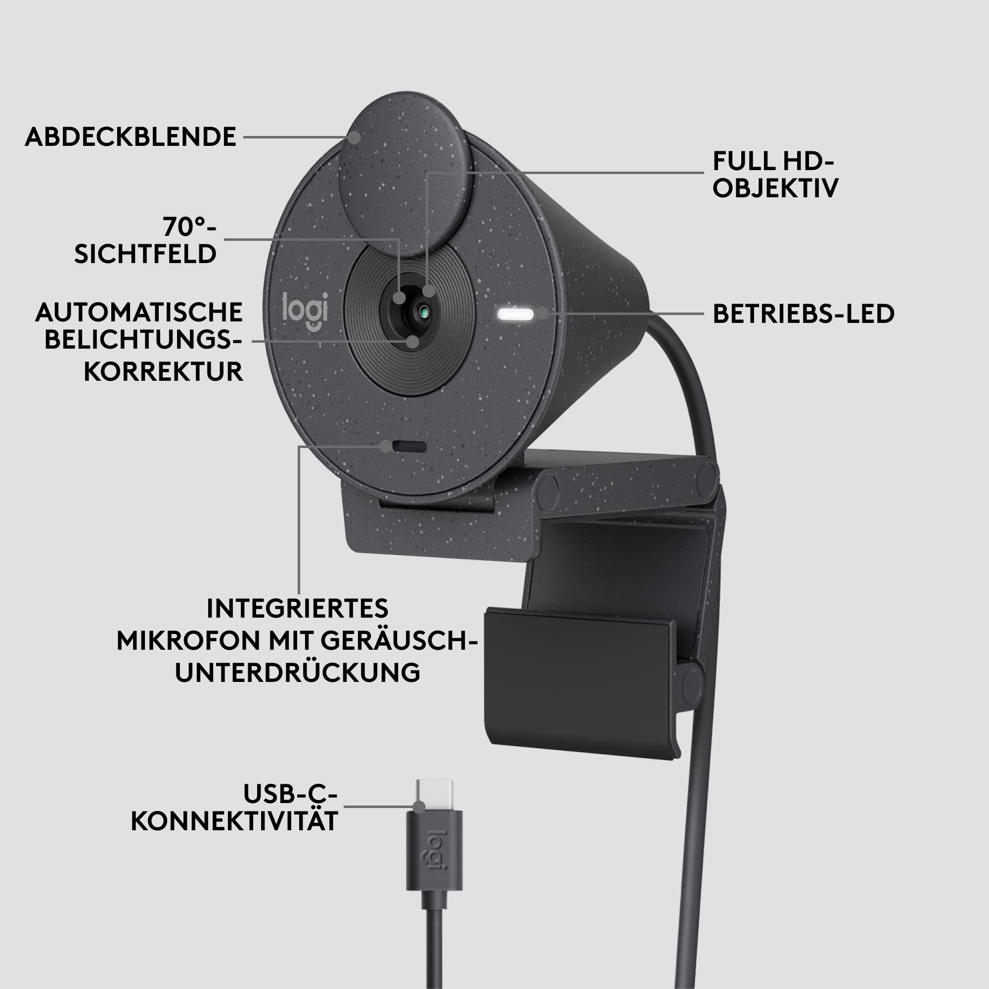 logitech-brio-300-webcam-full-hd-1080p-graphit-usb-c image 6